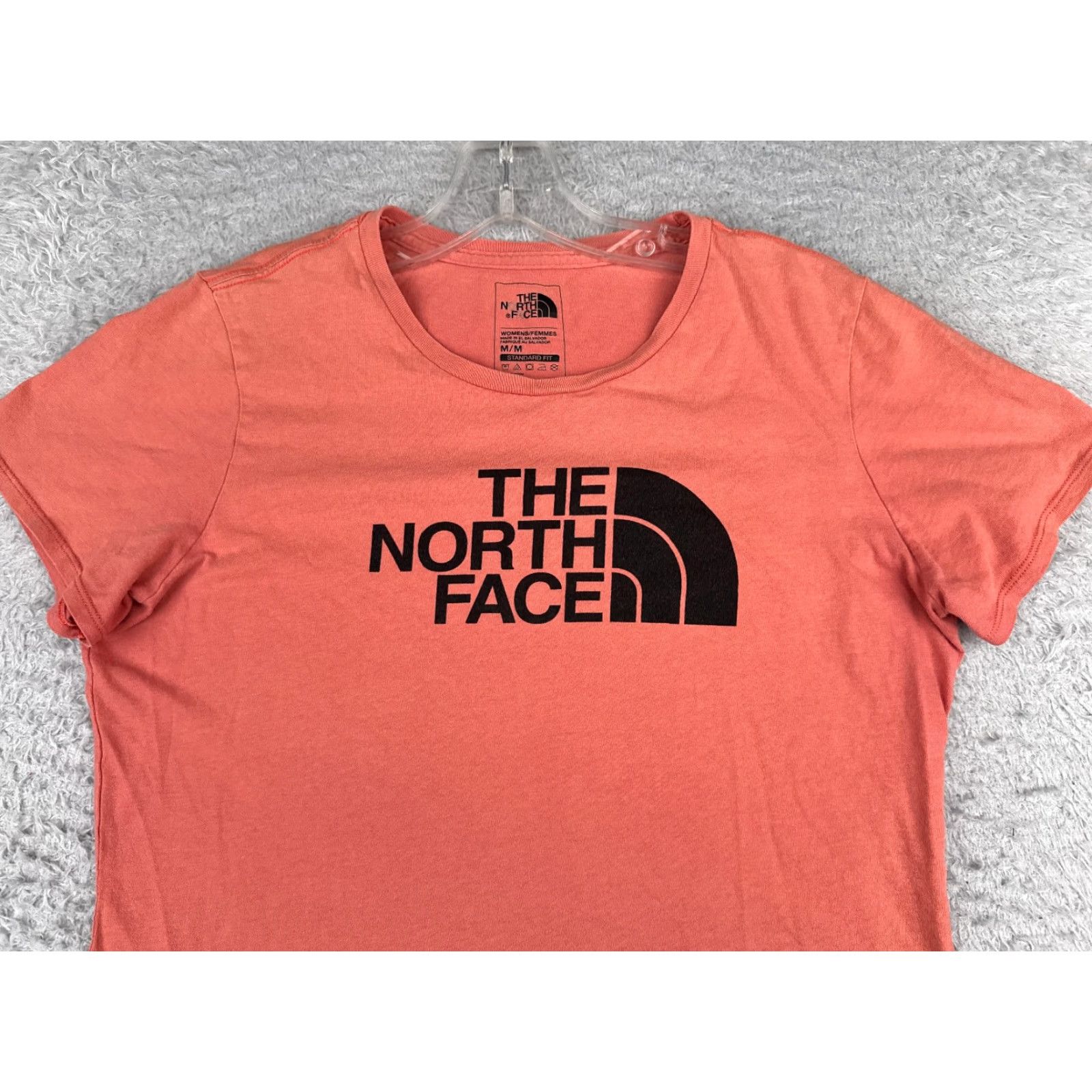 The North Face The North Face Shirt Women Medium Pink Short Sleeve Crew Neck 100% Cotton Casual Sports Size M / US 6-8 / IT 42-44 - 4 Thumbnail