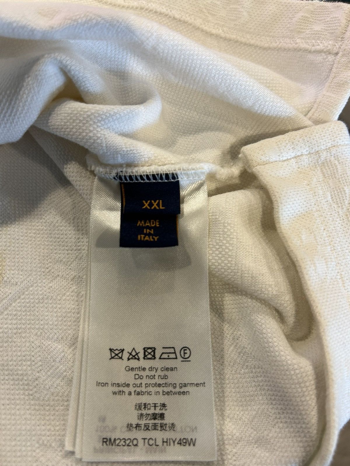 Louis Vuitton Cream louis vuitton monogram pocket shirt Size US XL / EU 56 / 4 - 4 Thumbnail