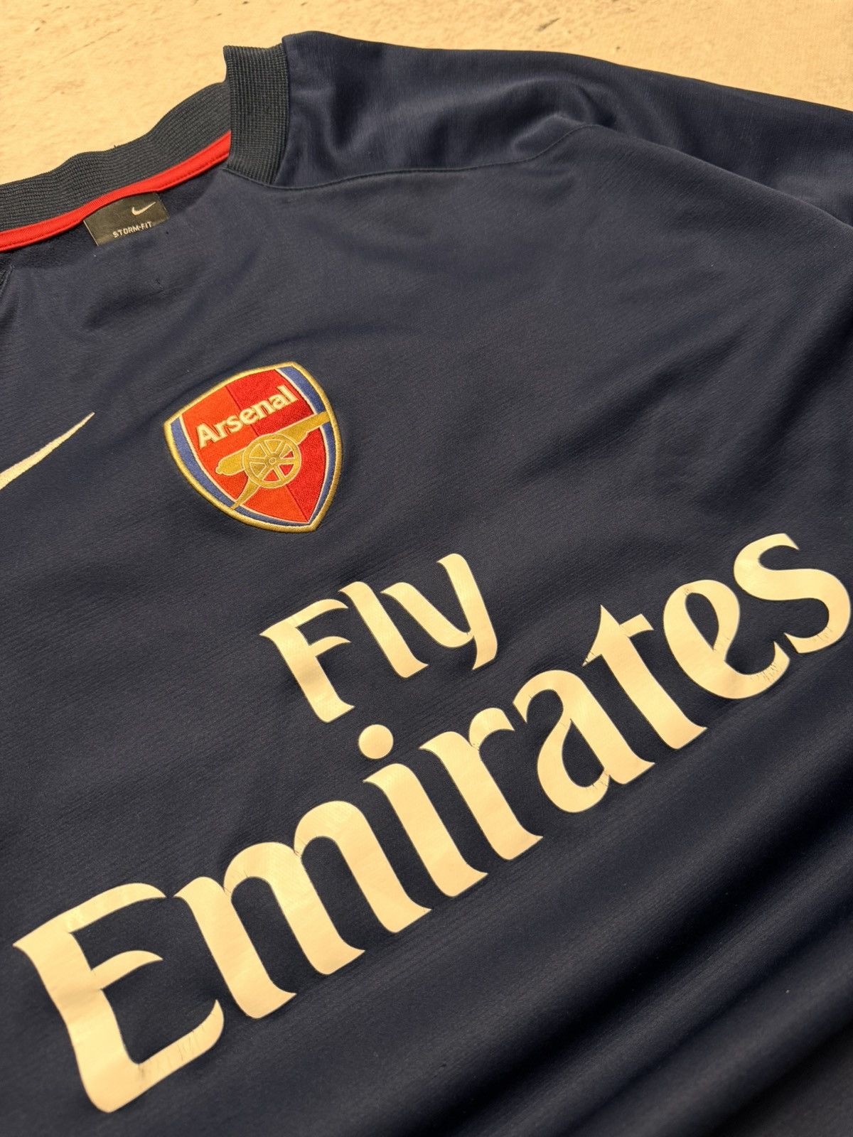Nike × Vintage NIKE ARSENAL VINTAGE CENTER LOGO OVERSIZE BOXY SWEATSHIRT Size US L / EU 52-54 / 3 - 3 Thumbnail