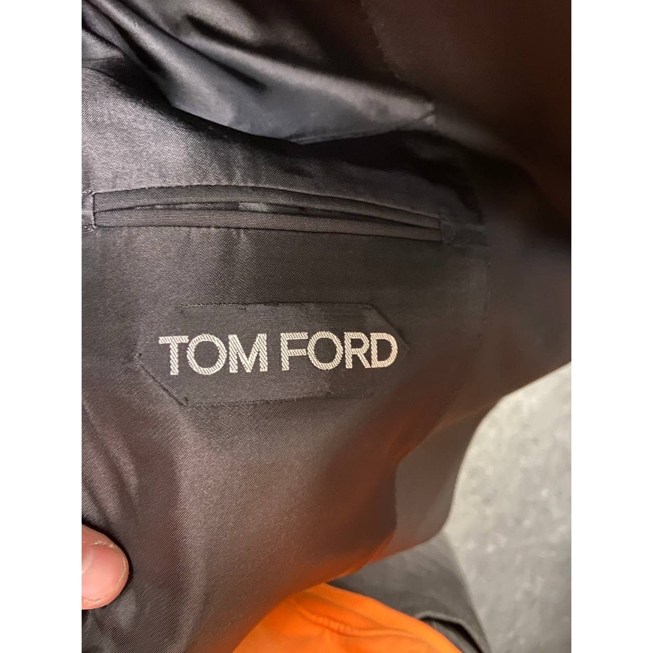 Tom Ford Tom Ford Men’s Black Three-Piece Wool Suit IT58 4XL Size 54L - 14 Thumbnail