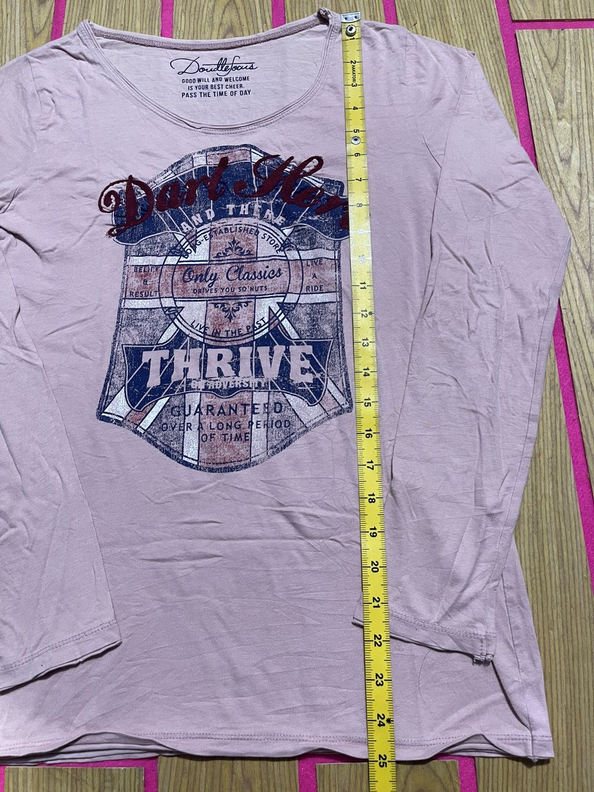 If Six Was Nine Y2K DOUBLEFOCUS long sleeve tshirt Size US M / EU 48-50 / 2 - 7 Thumbnail