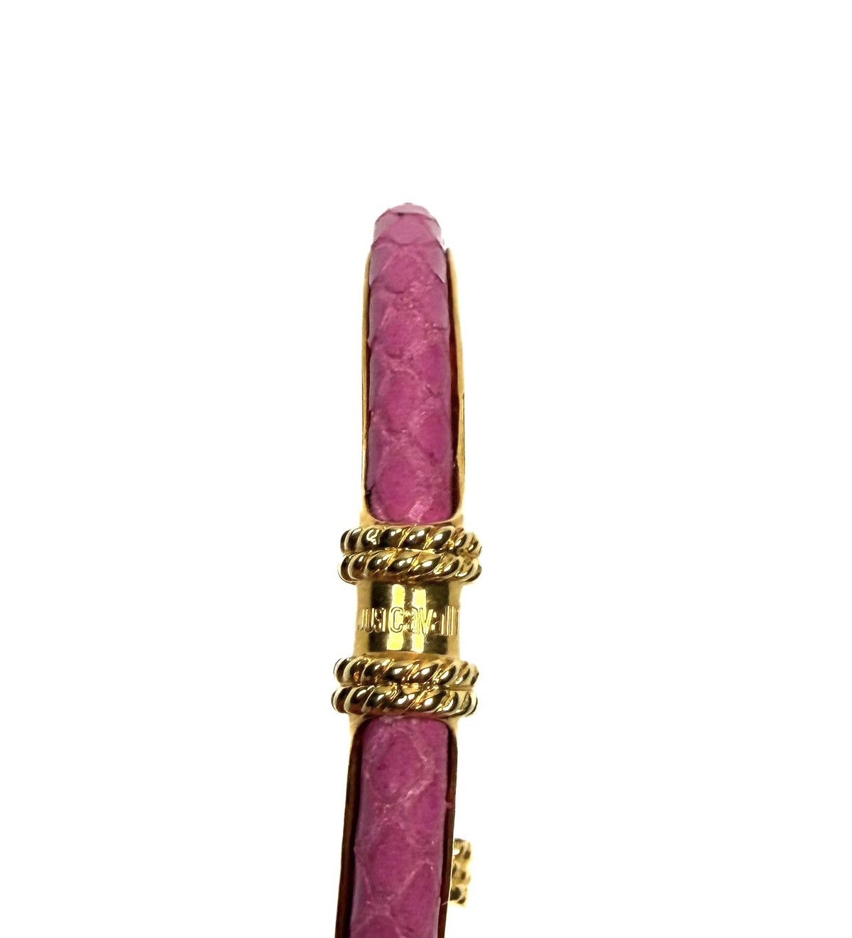 Just Cavalli Just Cavalli Roberto Cavalli Snake Leather Cuff Bracelet Size ONE SIZE - 5 Thumbnail