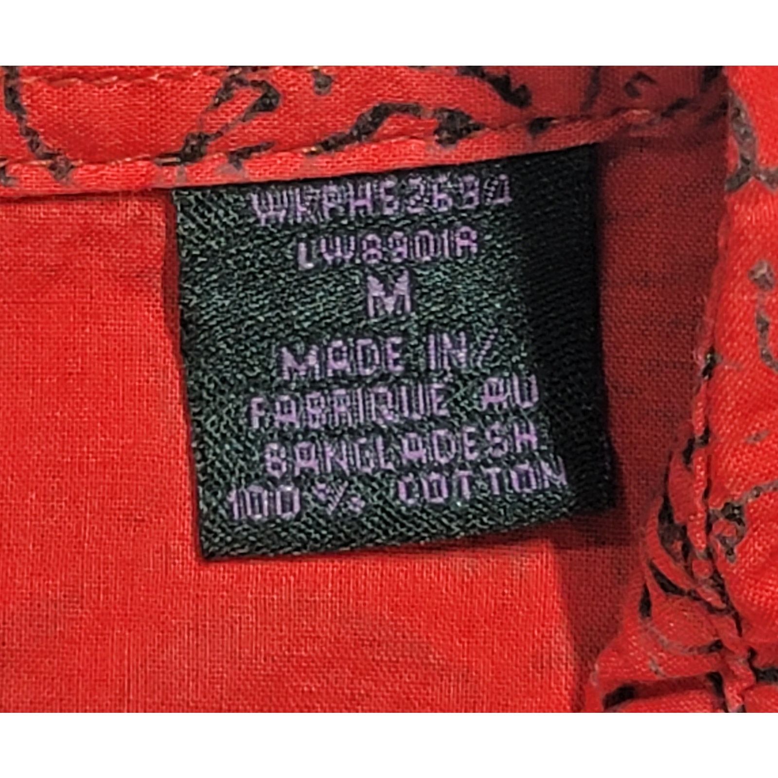 Wrangler Wrangler Red Black Rhinestones Button Snap Top Medium Size M / US 6-8 / IT 42-44 - 4 Thumbnail