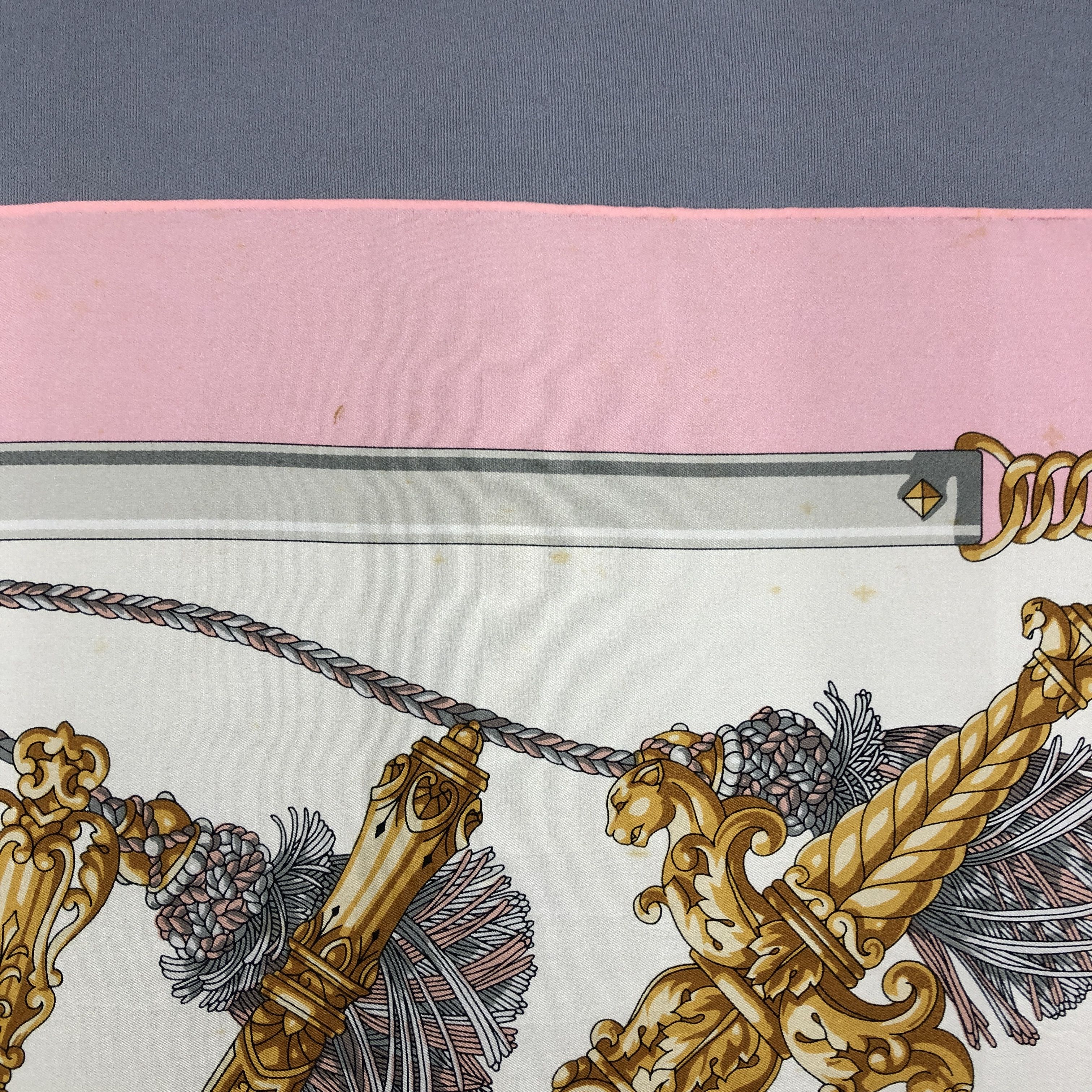 Japanese Brand Vintage SILK Scarf Twill Stole Wraps Scarves - GF60033 Size ONE SIZE - 11 Thumbnail