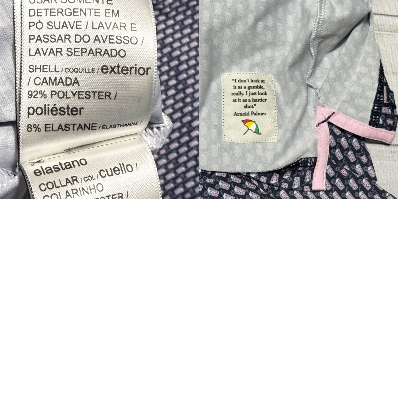 Puma PUMA Polo Shirt Mens XL Golf Lemonade Iced Tea Graphic Print Arnold Palmer Tea Polo Shirt Mens XL Blue Size US XL / EU 56 / 4 - 8 Thumbnail