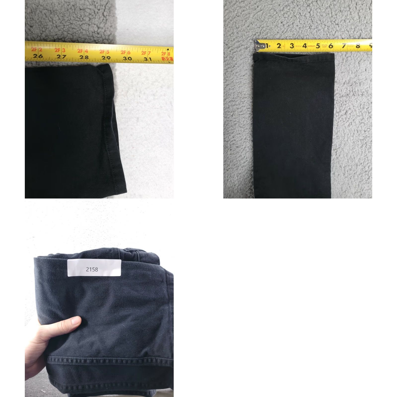 H&M H&M Slim Skinny Jeans Mens 32x29 Black Denim Button Fly Jeans Slim Mens 32 Blue Vintage No Size US 32 / EU 48 - 8 Thumbnail