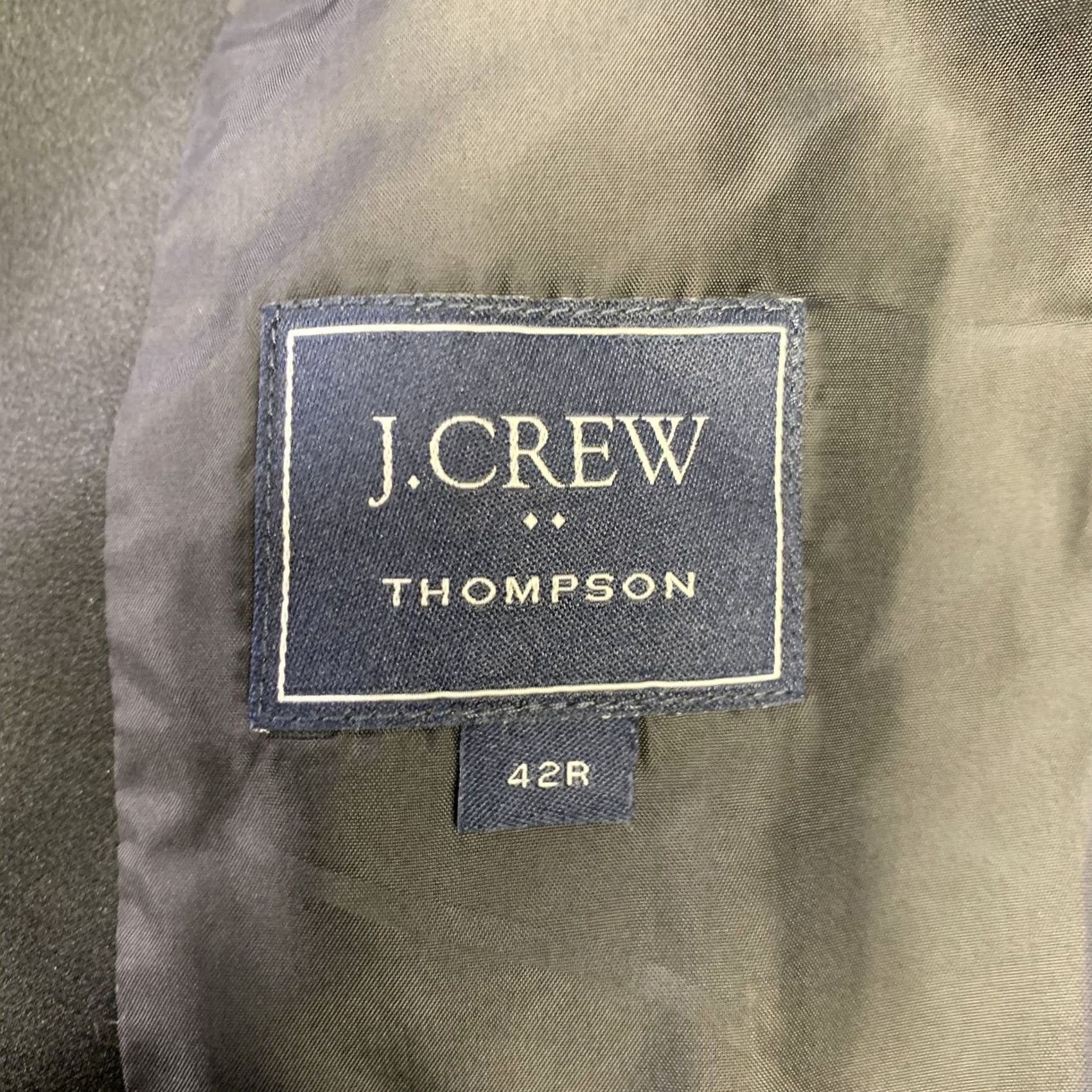J.Crew J.CREW Green Navy Plaid Wool Tuxedo Sport Coat 42 Regular Size 42R - 5 Thumbnail