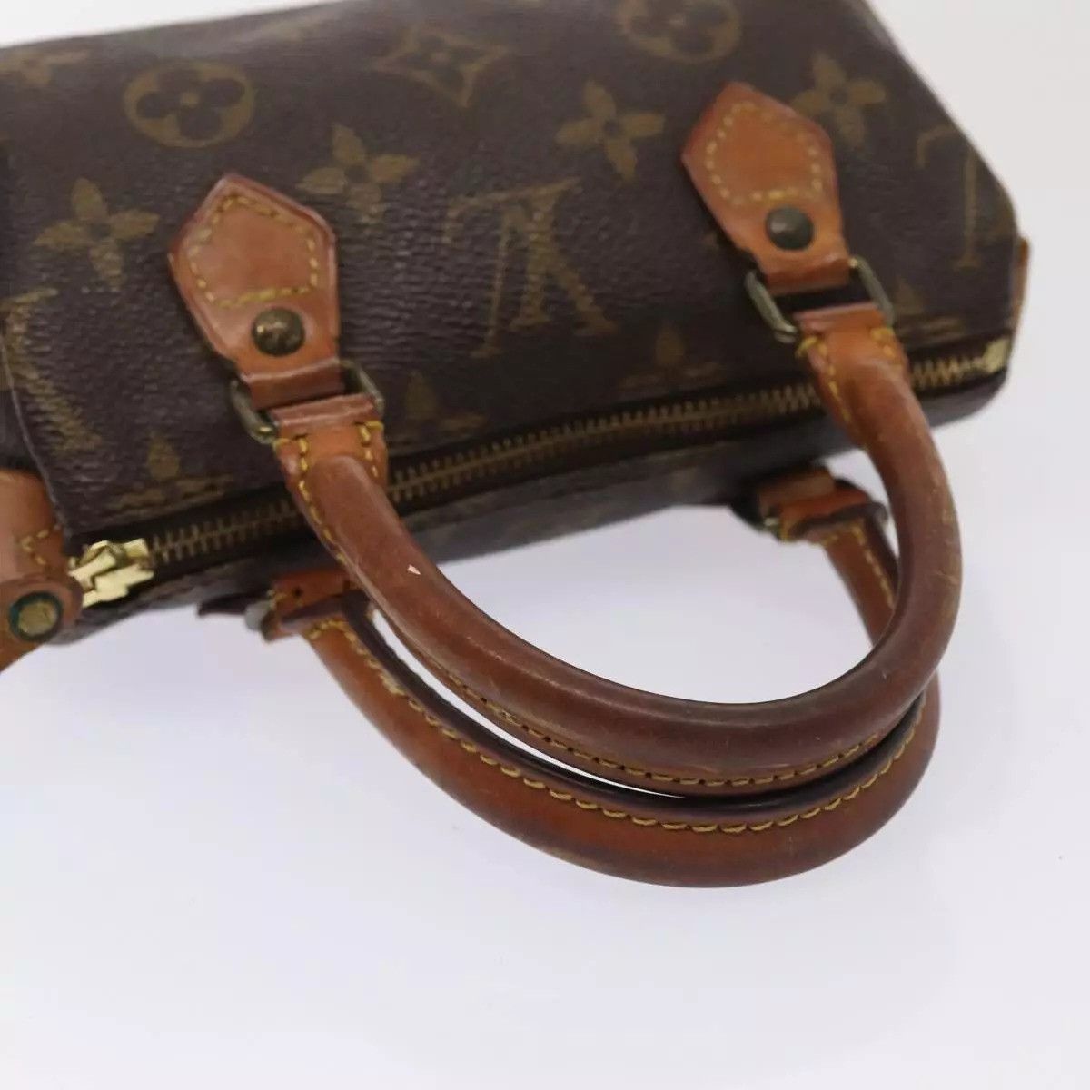 Louis Vuitton LOUIS VUITTON Monogram Mini Speedy Hand Bag Size ONE SIZE - 8 Thumbnail