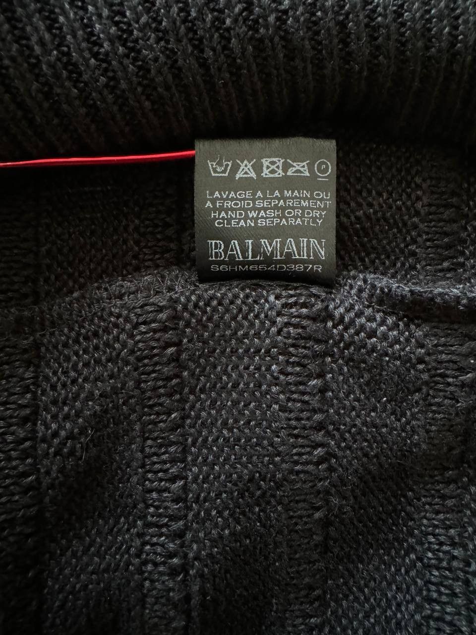 Balmain 🔥🔥 Balmain Button Shoulder Linen Sweater Size US L / EU 52-54 / 3 - 6 Thumbnail