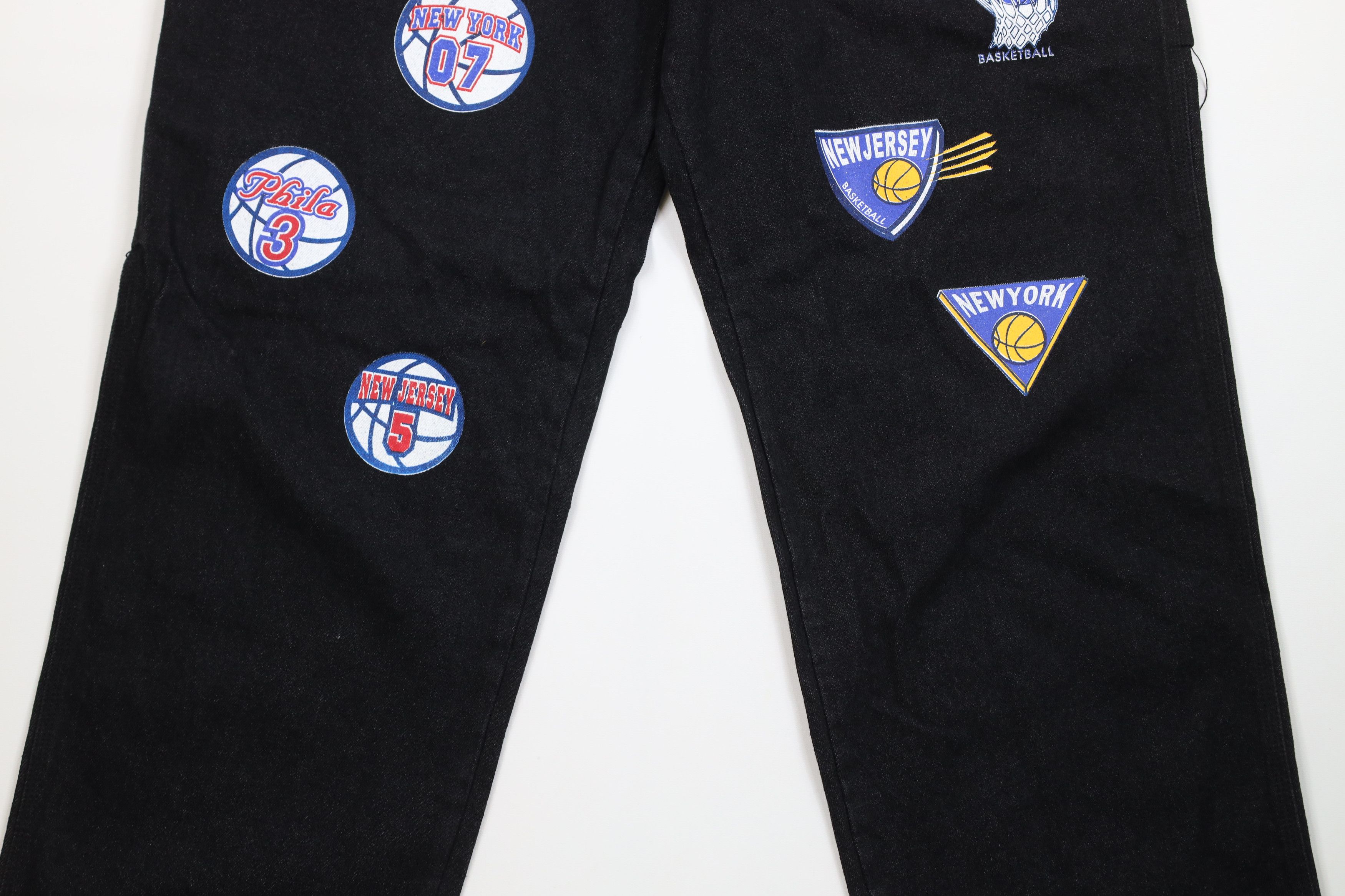 Vintage Vintage 90s Y2K Streetwear Wide Leg Basketball Denim Jeans Size US 36 / EU 52 - 3 Thumbnail
