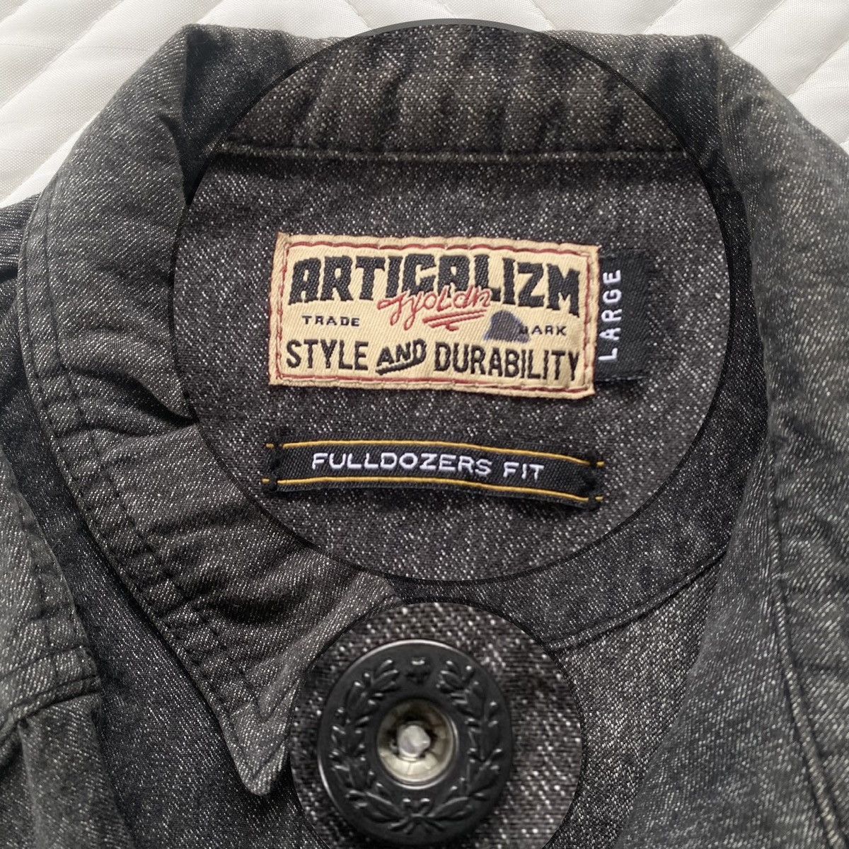 Other Salt Papper Denim Jacket By Articalizm Size US M / EU 48-50 / 2 - 4 Thumbnail