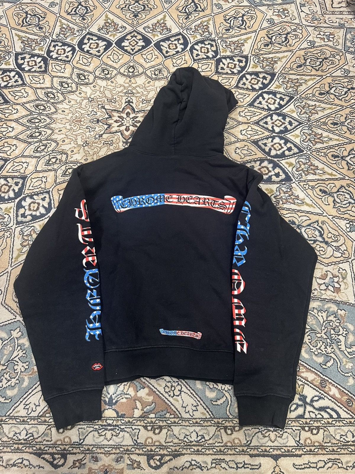 Chrome Hearts Chrome Hearts American Flag Hoodie Size US S / EU 44-46 / 1 - 7 Thumbnail