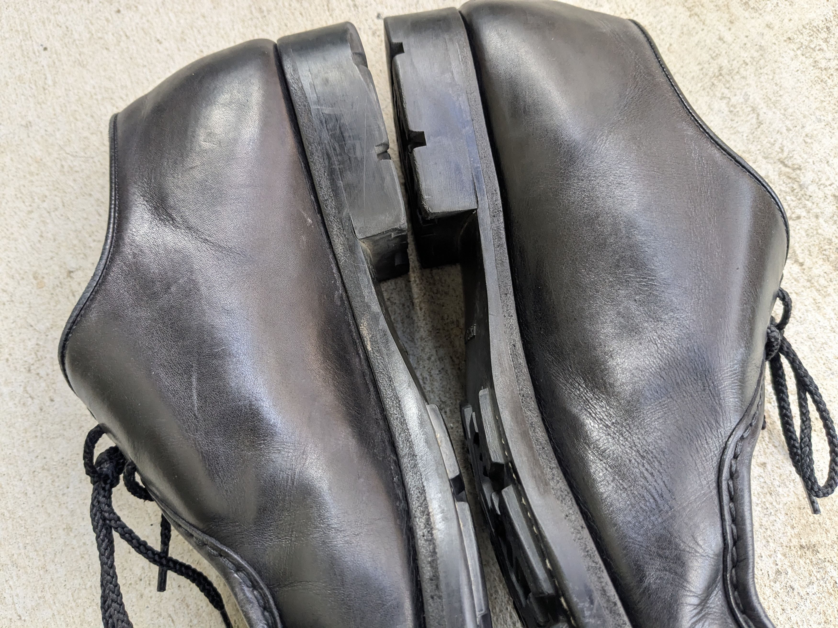 Prada Prada Split Toe Oxfords Derby's Black 11 Leather Bluchers Size US 11 / EU 44 - 12 Thumbnail