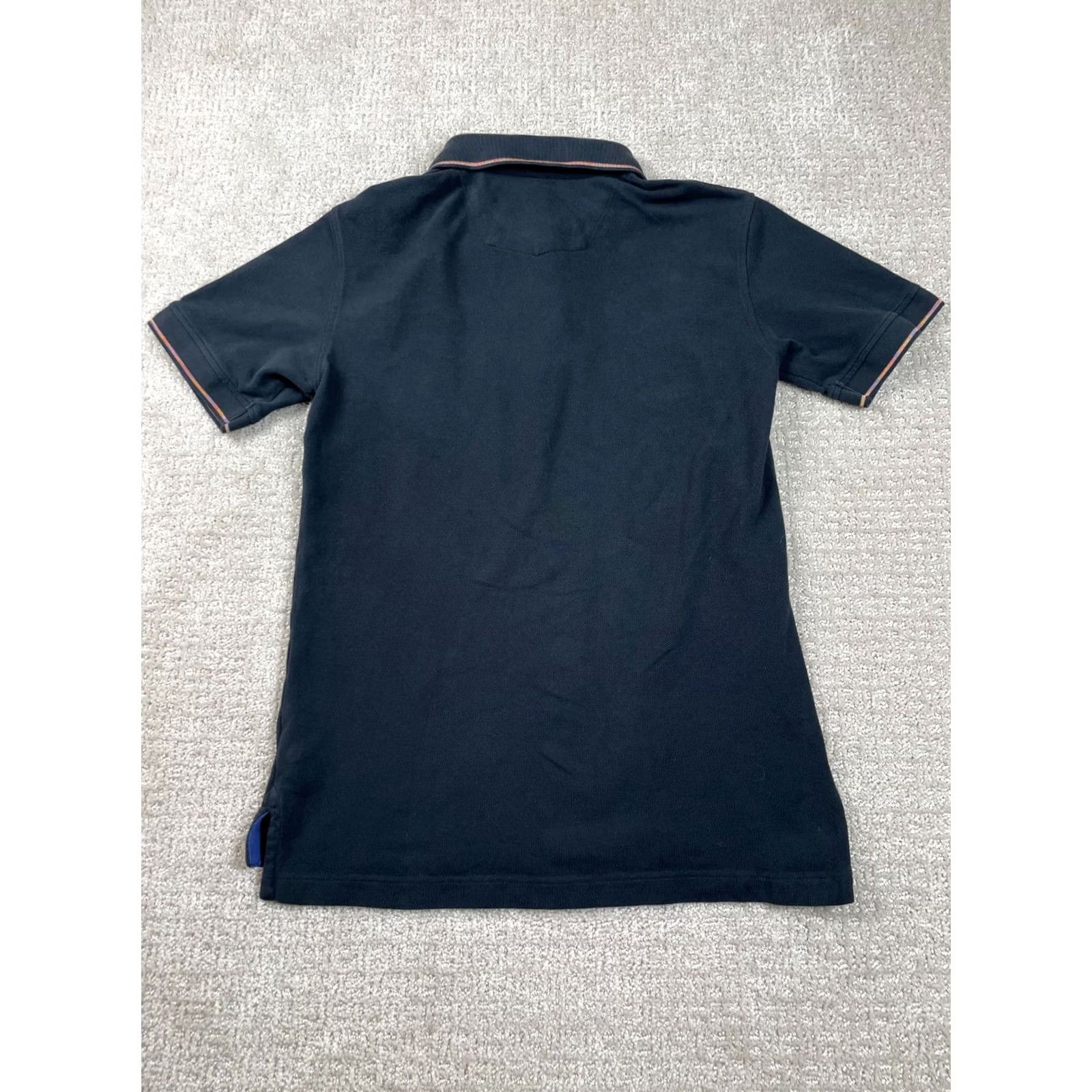 Robert Graham Robert Graham Polo Shirt Mens XS Classic Fit Black Pique Short Sleeve Preppy Size US XS / EU 42 / 0 - 5 Thumbnail