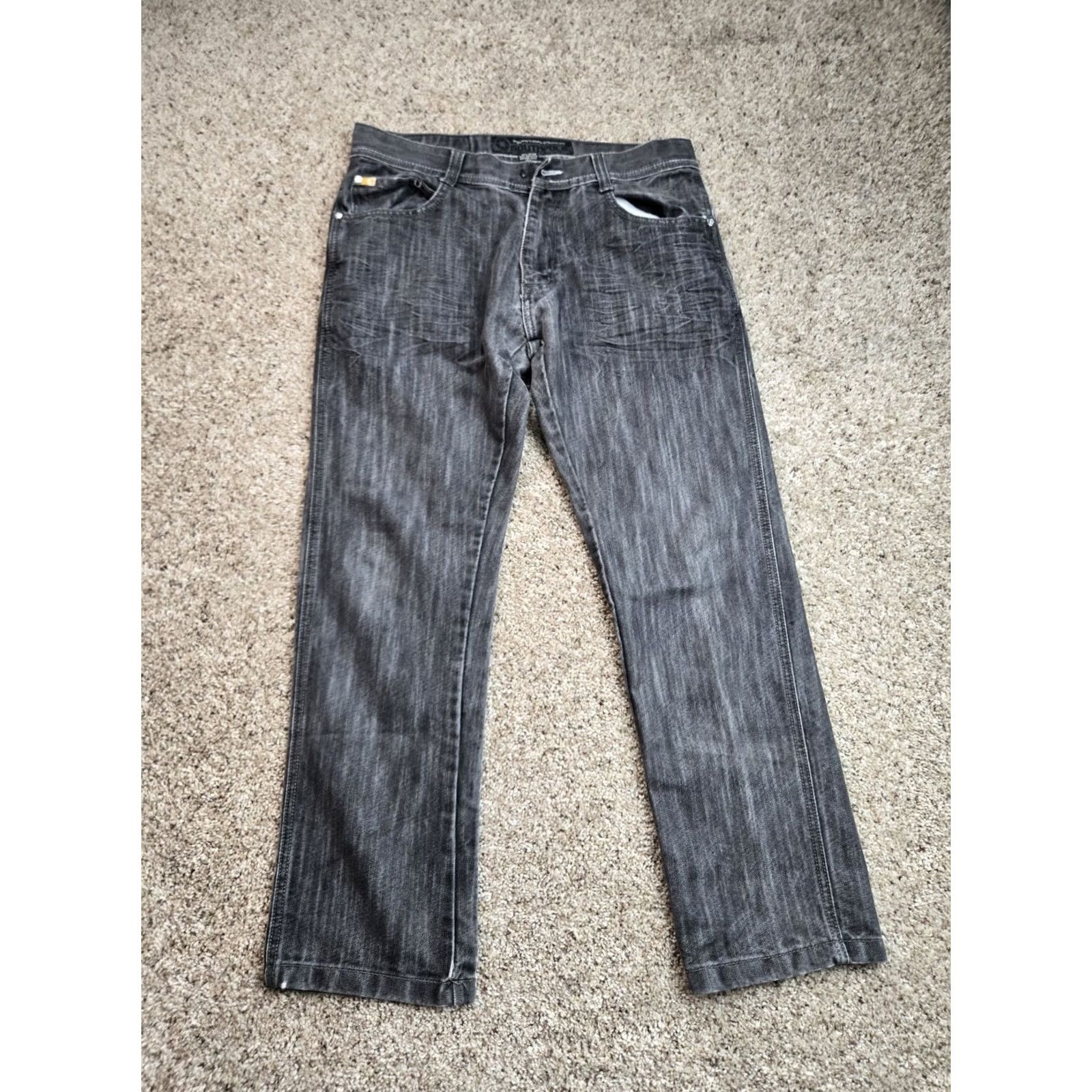 Southpole VINTAGE Southpole Jeans 32 Mens Gray Baggy Fit Straight Weave Denim Y2K Straight 5-Pocket Logo Embroidered Hip Hop Mens Jeans Size US 32 / EU 48 - 2 Thumbnail