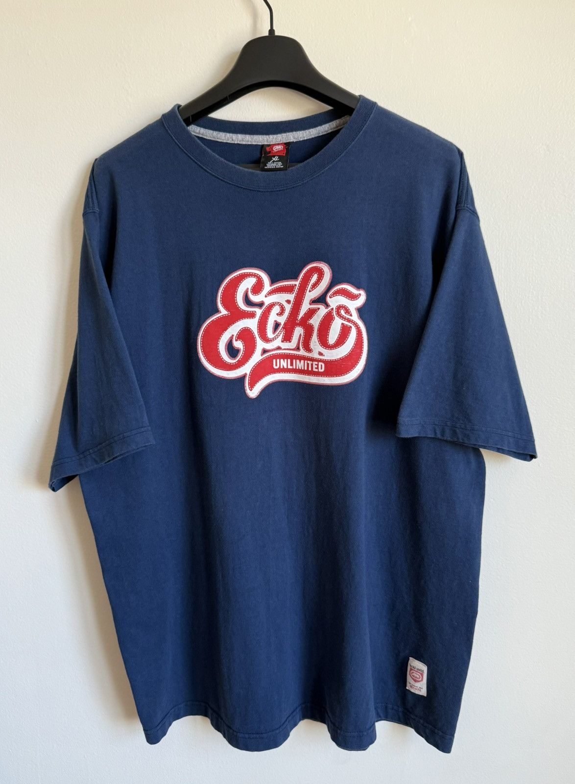 Ecko Unltd. Vintage Ecko Unlimited Logo T-Shirt Navy Blue XL Made in USA Size US XL / EU 56 / 4 - 1 Thumbnail