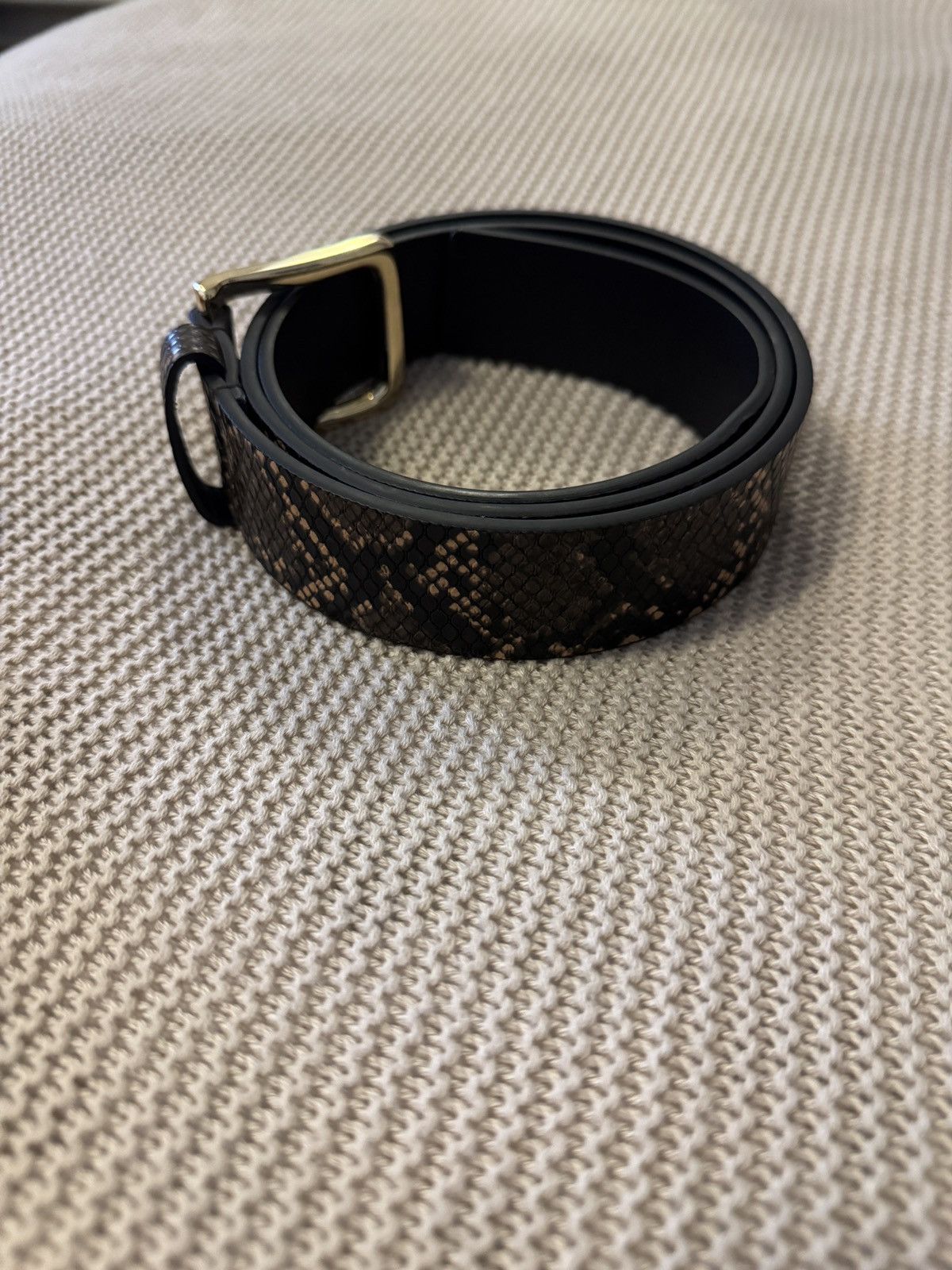 Mutimer Mutimer Snakeskin Belt in L/XL Size ONE SIZE - 1 Thumbnail