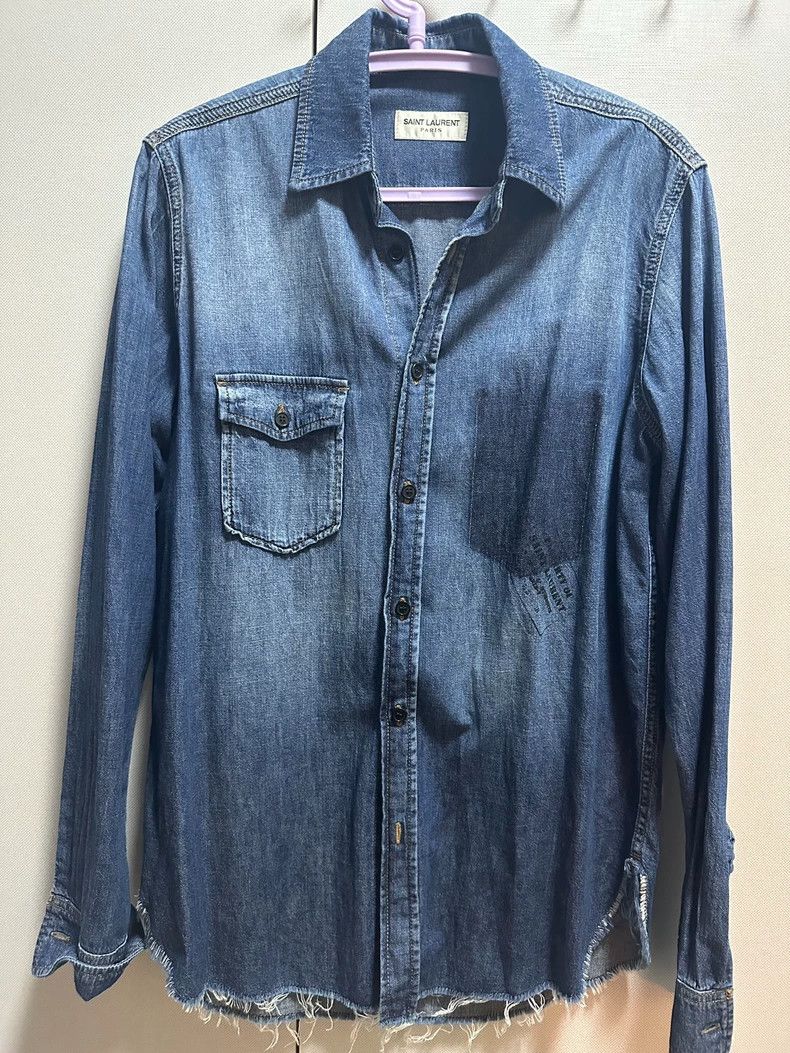 Yves Saint Laurent Saint Laurentshirt 2503-Nextarrow Size US S / EU 44-46 / 1 - 1 Thumbnail