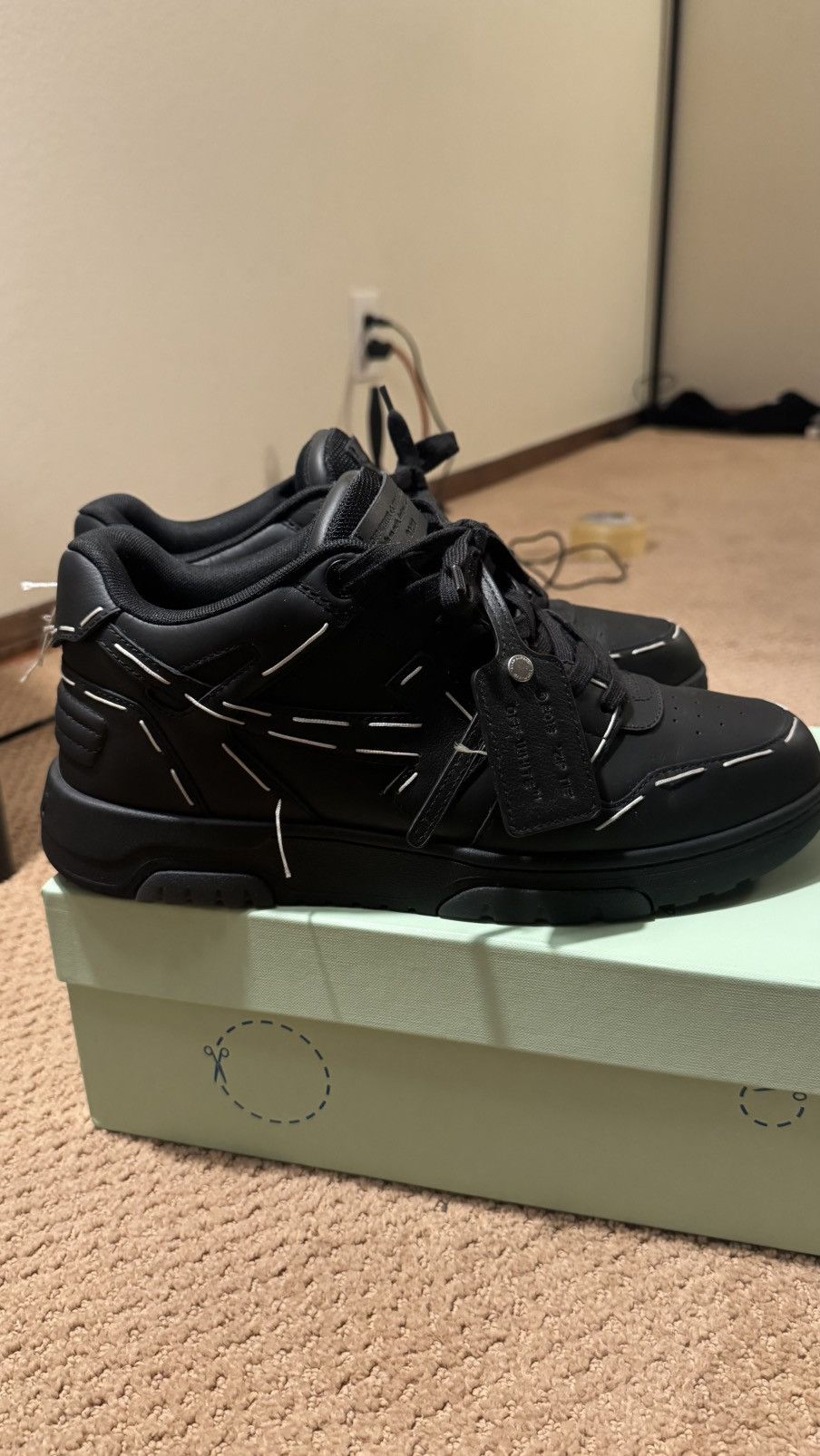 Off-White Off-White Out of Office Low Sartorial Stitching Sneakers Size US 12 / EU 45 - 6 Thumbnail