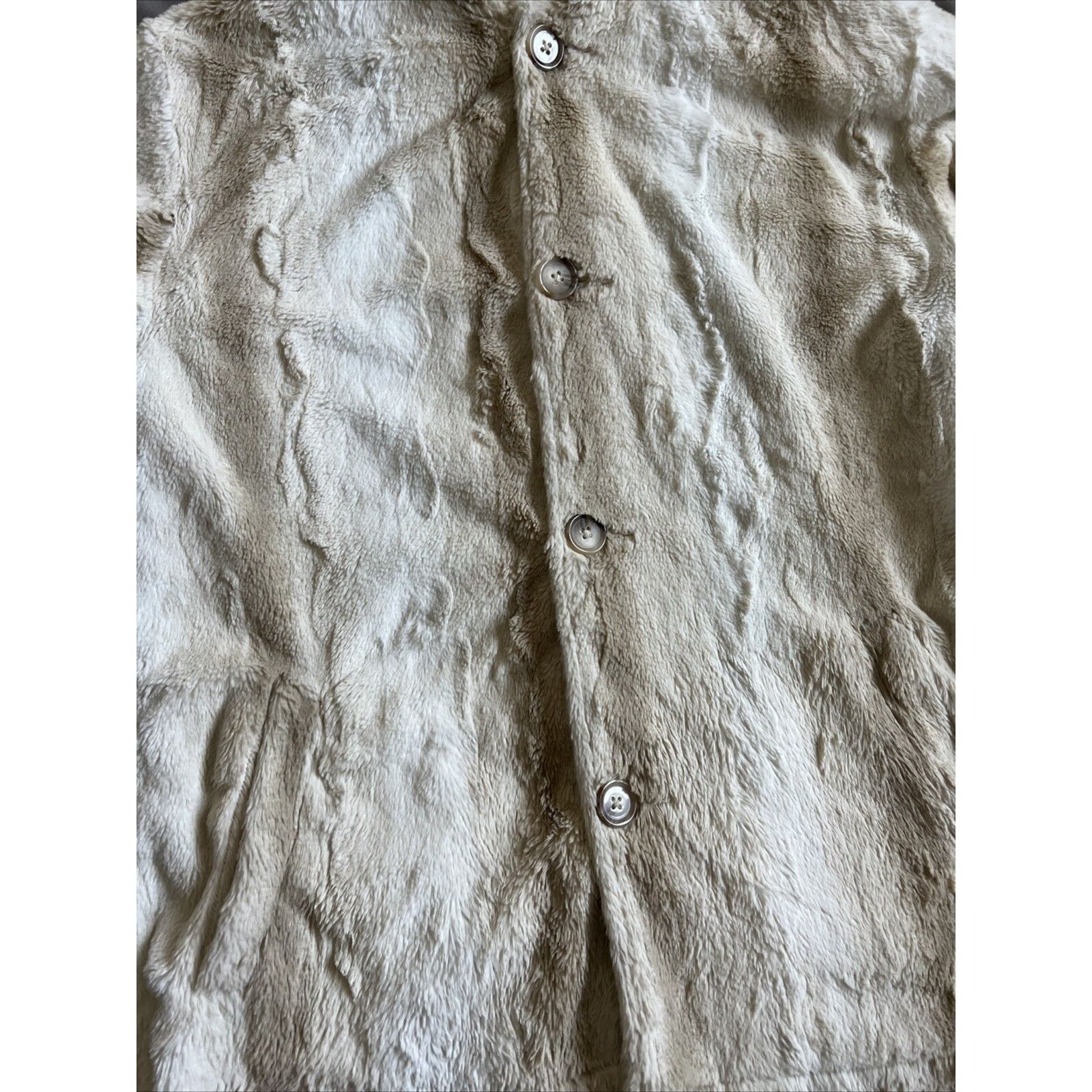 Noon Goons NOON GOONS FUR HOODED JACKET IN NEUTRALS Size XS Unisex Size XS / US 0-2 / IT 36-38 - 5 Thumbnail