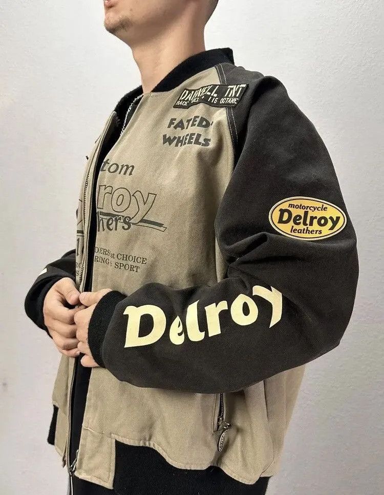 Japanese Brand Vintage Delroy Racing Team Moro Jacket Y2K Streetwear Size US XL / EU 56 / 4 - 7 Thumbnail