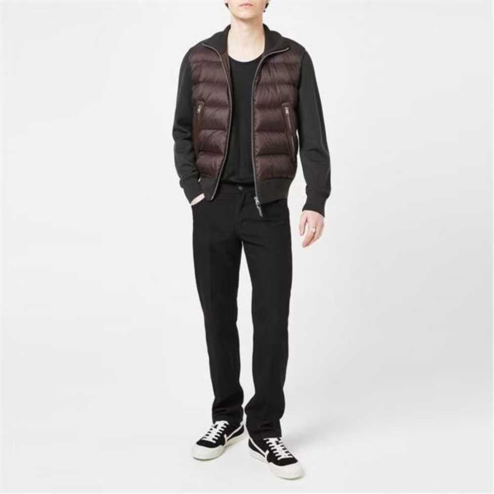 Tom Ford o1r1s1ebx0725 Down Front Zip Up Jackets in Chocolate Brown Size US L / EU 52-54 / 3 - 3 Thumbnail