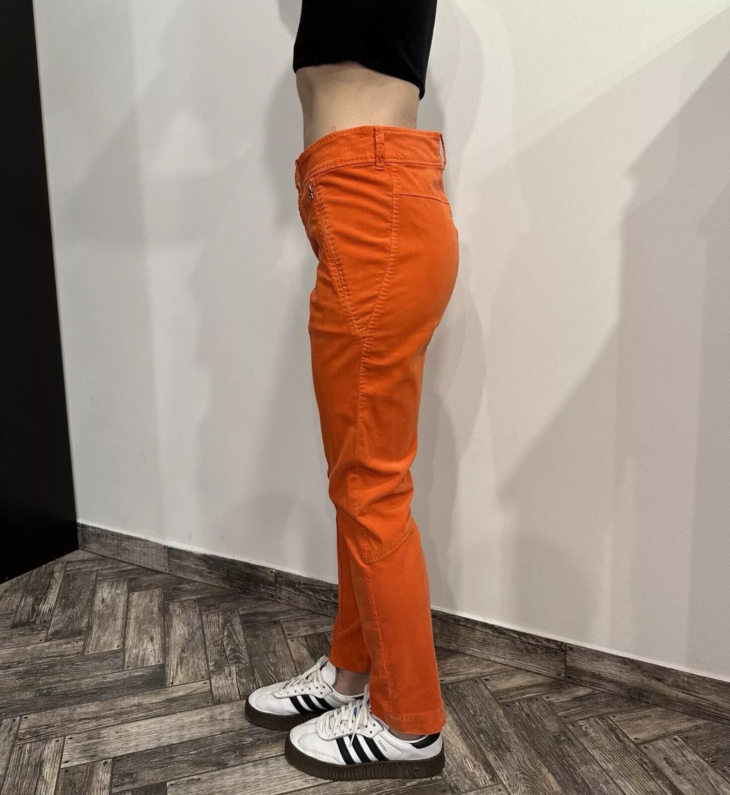 Bogner BOGNER VELVET PANTS WOMENS ORANGE TROUSERS Size Eur 34 Size 27" / US 4 / IT 40 - 5 Thumbnail