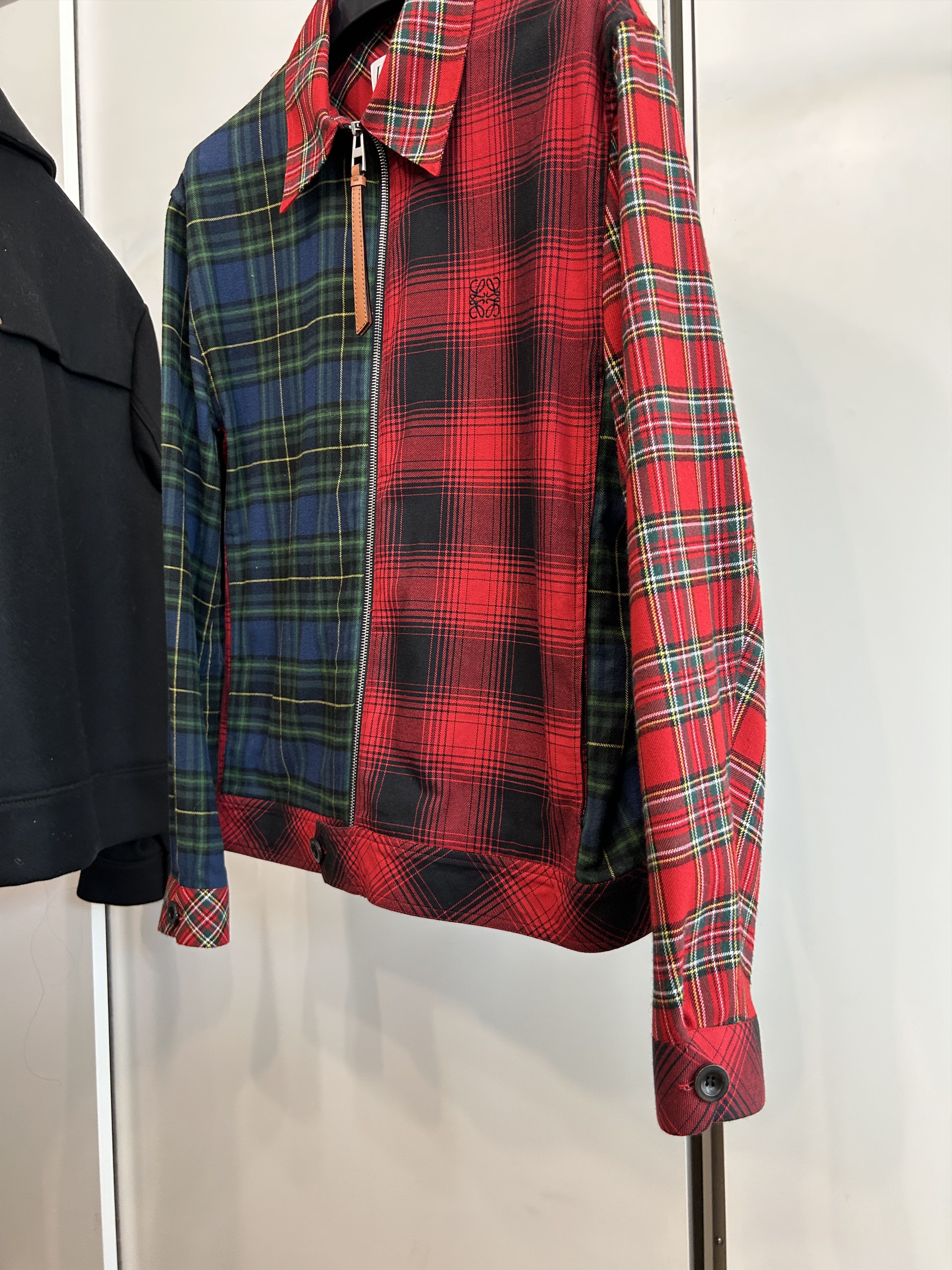 Loewe LOEWE Mixed Tartan Check Jacket Size US M / EU 48-50 / 2 - 4 Thumbnail