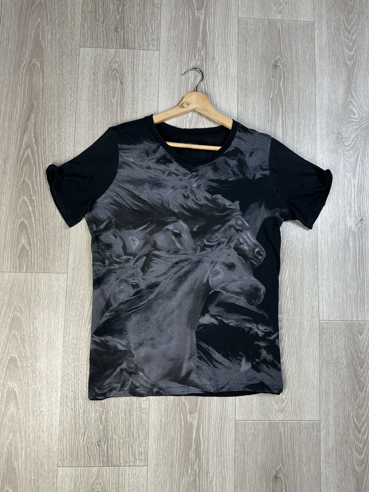 Allsaints × Vintage Allsaints vintage T-Shirt Horse Print Size L Women’s Size L / US 10 / IT 46 - 3 Thumbnail