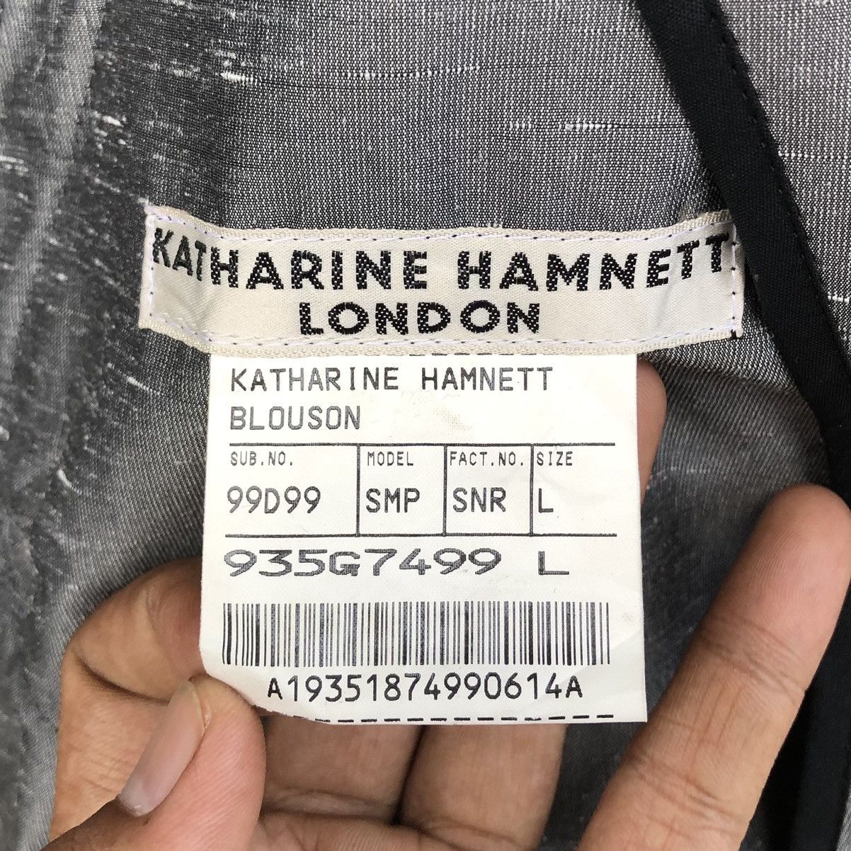 Katharine Hamnett London KATHARINE HAMNETT LONDON Men's Full Zip Jacket Size US L / EU 52-54 / 3 - 19 Thumbnail