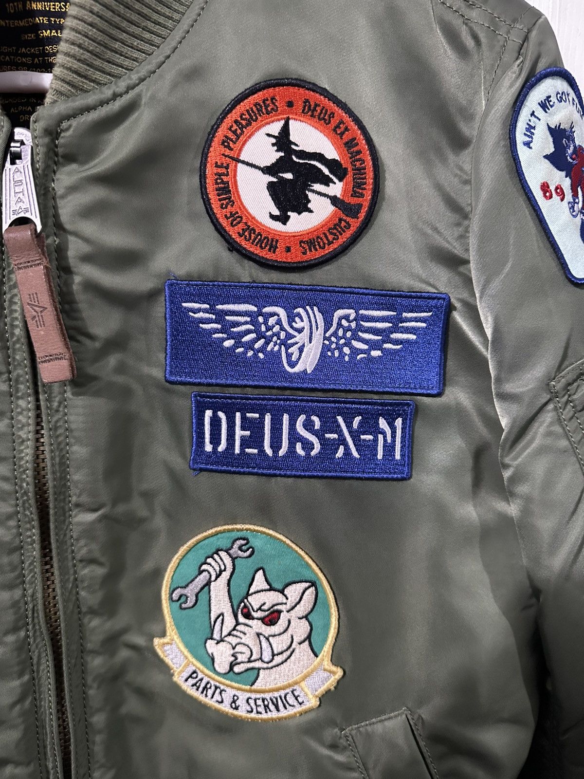 Deus Ex Machina Deus Ex Machina 10th Anniversary MA-1 bomber Size US S / EU 44-46 / 1 - 5 Thumbnail