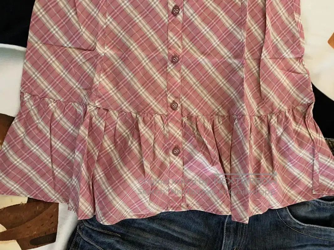 Burberry Burberry Pink Cotton Short Sleeve T-Shirt. Size S / US 4 / IT 40 - 4 Thumbnail