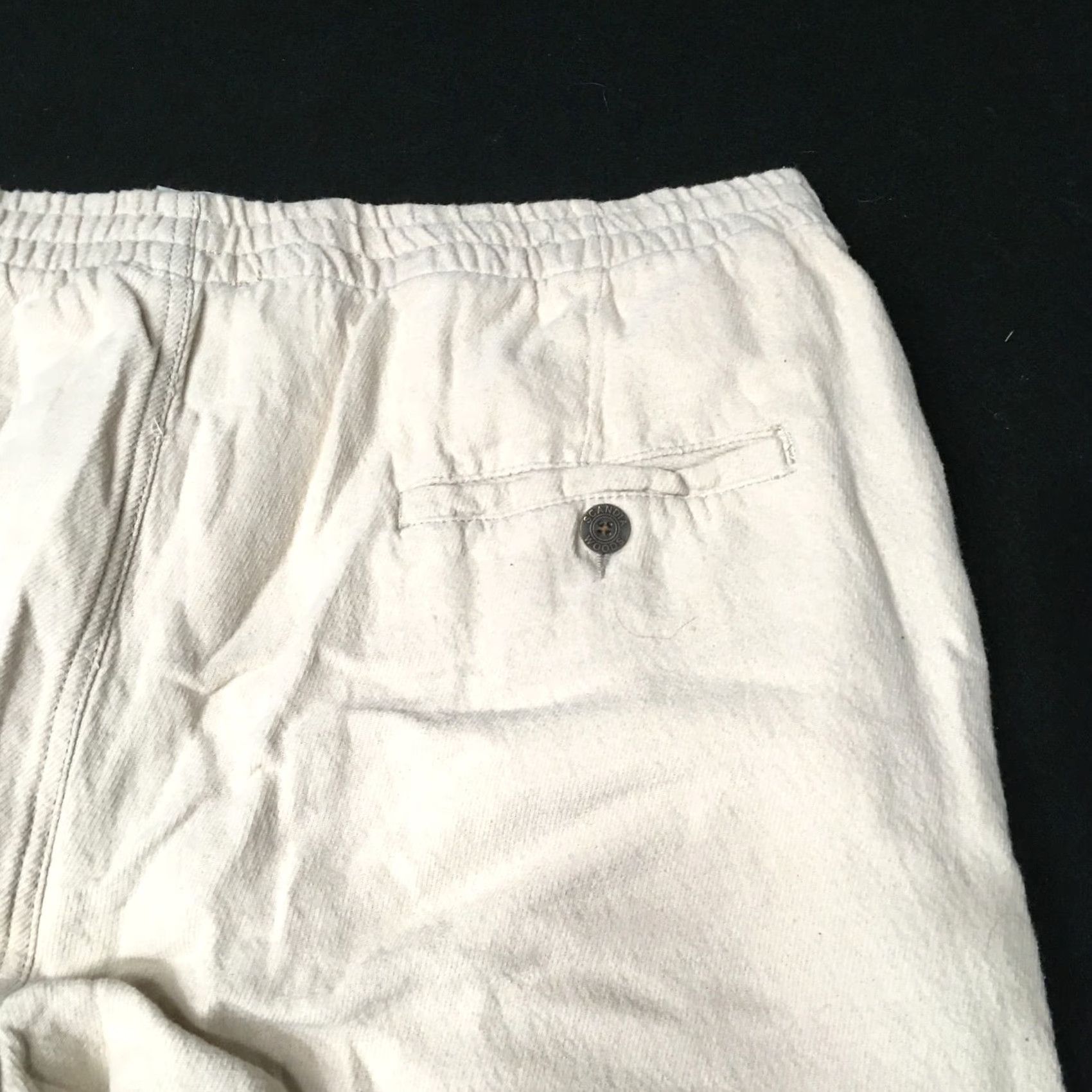 Vintage Scandia Woods Linen Beach Pants XL Beige Drawstring Button, Women, Loose Fit, Beach Style, Linen, Pants, XL, Beige, Women, Beach, Scandia Woods Size 40" / US 18 - 7 Thumbnail