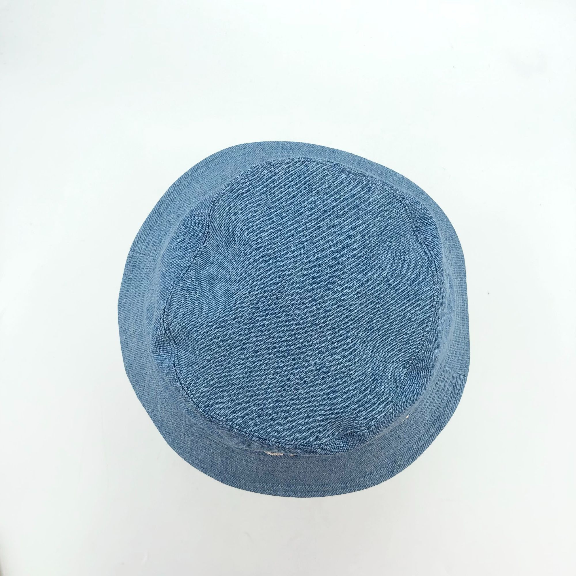 Chanel Chanel Blue Cotton Fishermans Bucket Hat W/ Sequin Logo Made Size ONE SIZE - 5 Thumbnail