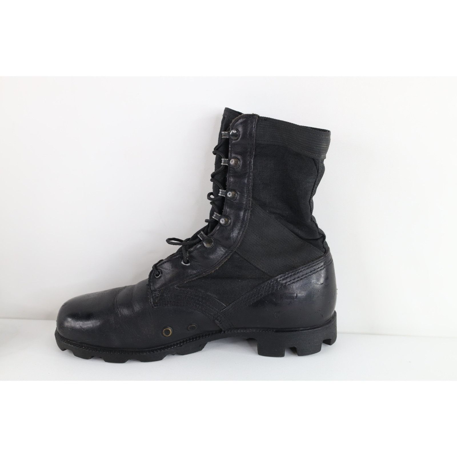 Vintage Vintage 80s USGI Military Distressed Leather Combat Boots Size US 8.5 / EU 41-42 - 8 Thumbnail