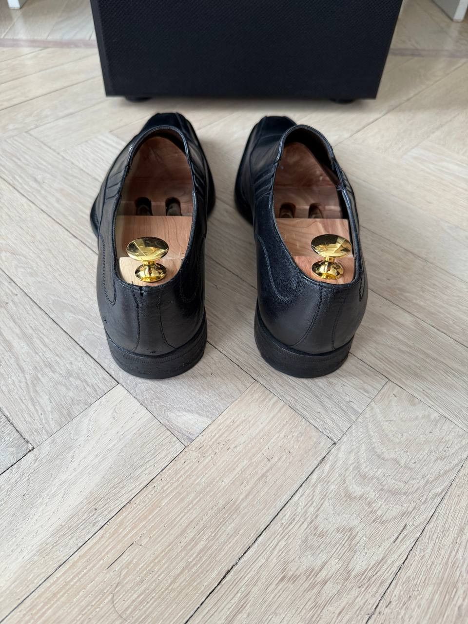 Moreschi Black Moreschi leather slip-on shoes Size US 10.5 / EU 43-44 - 4 Thumbnail