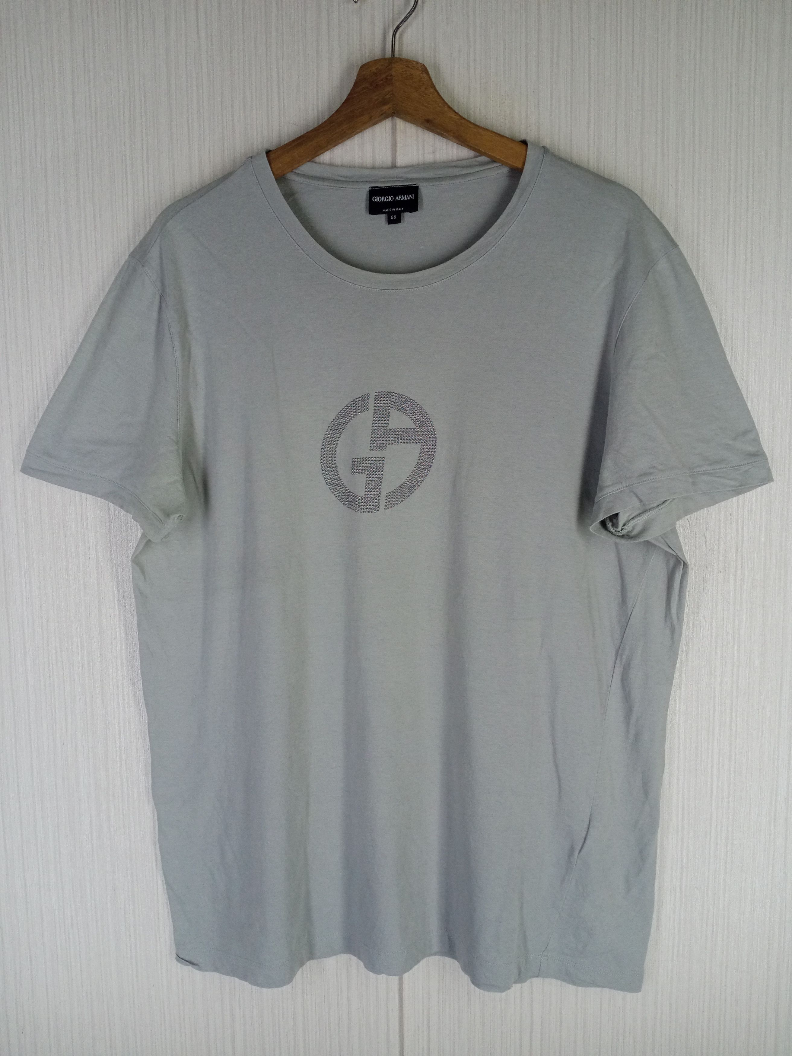 Emporio Armani × Giorgio Armani Rare Vintage Giorgio Armani Tshirt Size L / US 10 / IT 46 - 2 Thumbnail
