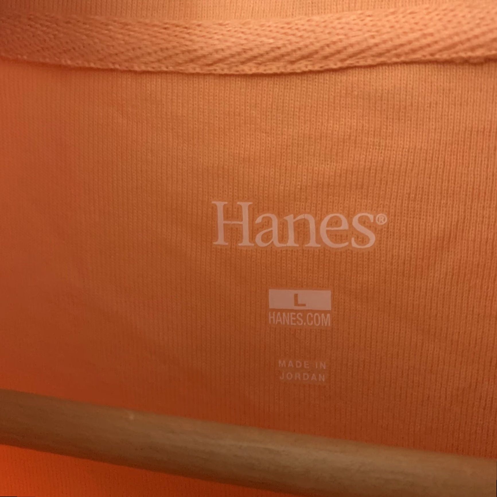 Hanes Hanes Jacket Womens Long-Sleeve Full Zip Jersey Track Orange Size L 12-14 NEW Size L / US 10 / IT 46 - 2 Thumbnail