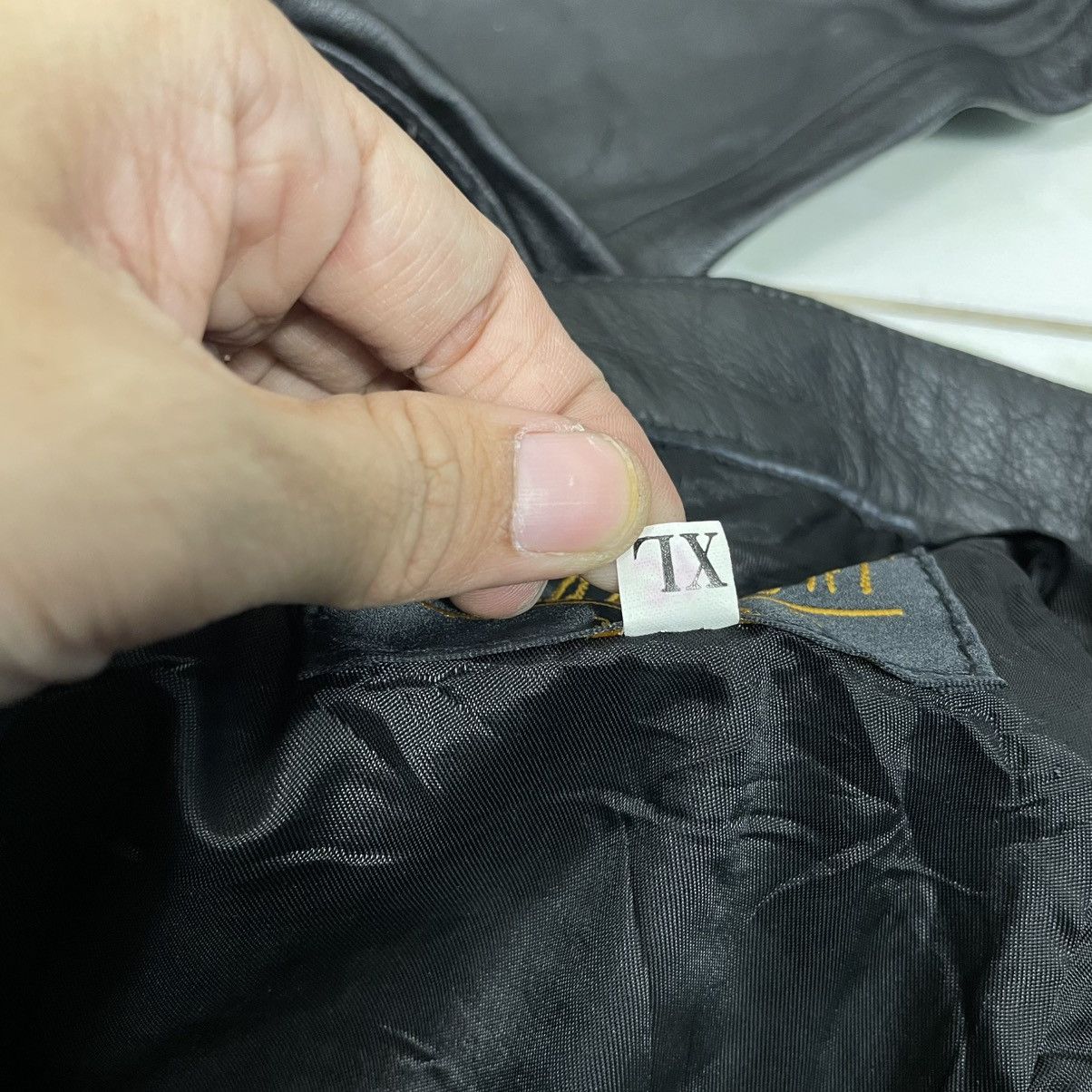 Japanese Brand Scare Teht Motorcycle Biker Leather Pant Size US 32 / EU 48 - 14 Thumbnail