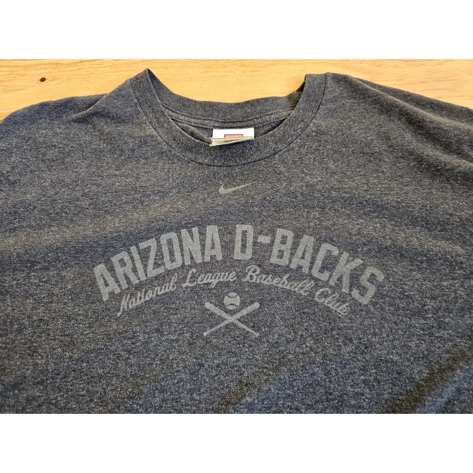 Nike Nike Arizona Diamondbacks T-shirt Charcoal Gray Sz XL Y2K Size US XL / EU 56 / 4 - 2 Thumbnail