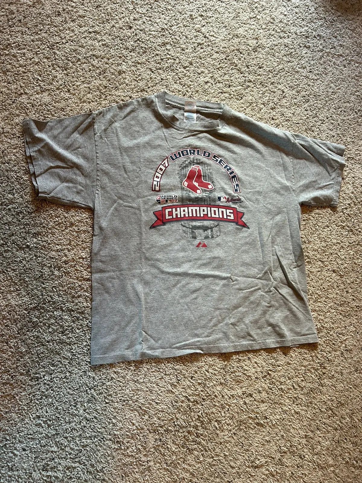 MLB Boston Red Sox 2007 World Series Champions Tee Size US XL / EU 56 / 4 - 1 Thumbnail
