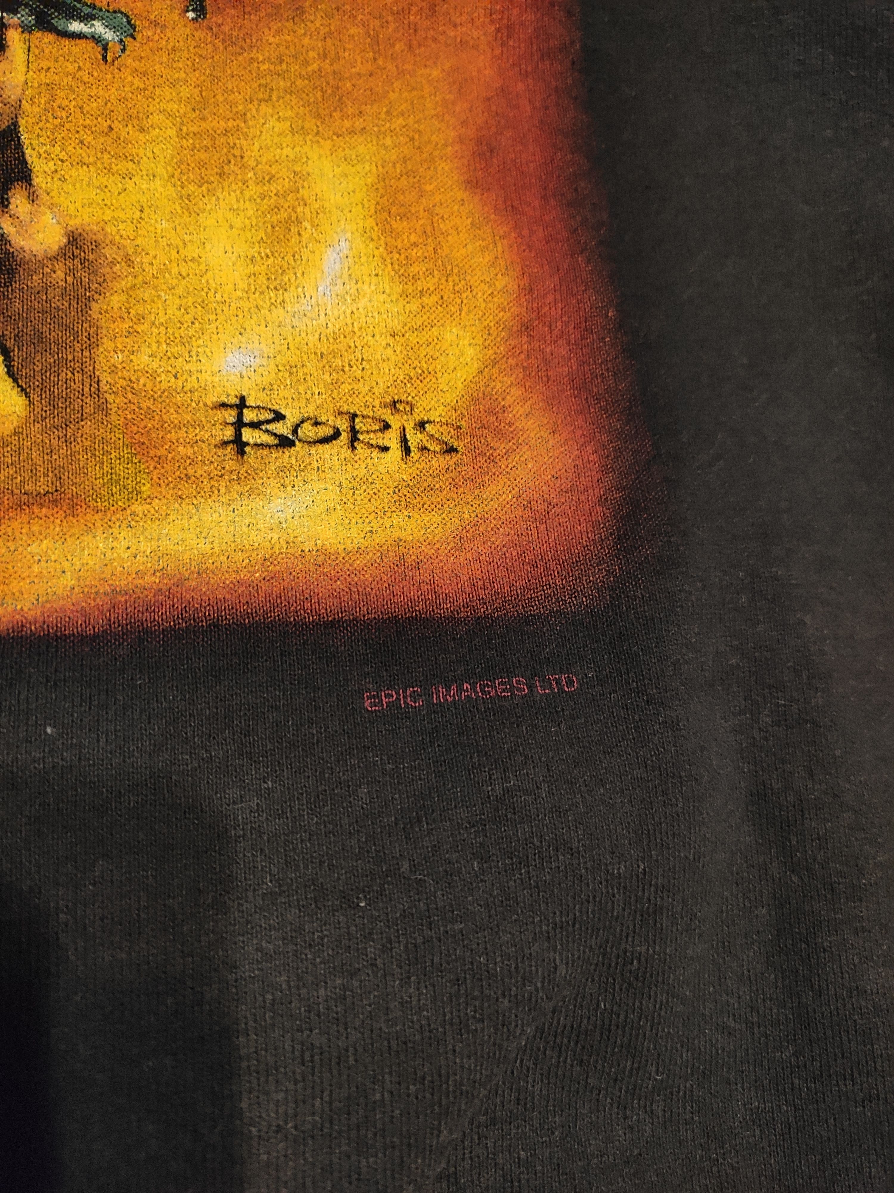 Band Tees × Vintage Boris Vallejo vintage 1986 crewneck sweatshirt print black Size US M / EU 48-50 / 2 - 4 Thumbnail