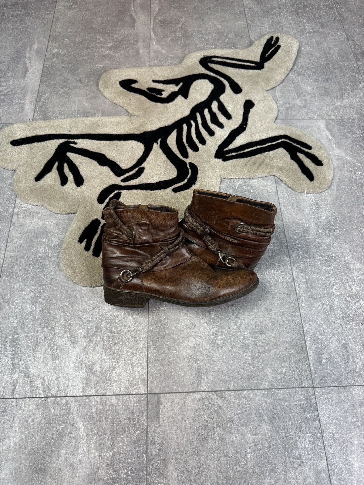 Vintage Vintage a.s.98 style leather boots sneakers size 40 as98 y2k Size US 7 / EU 40 - 15 Thumbnail