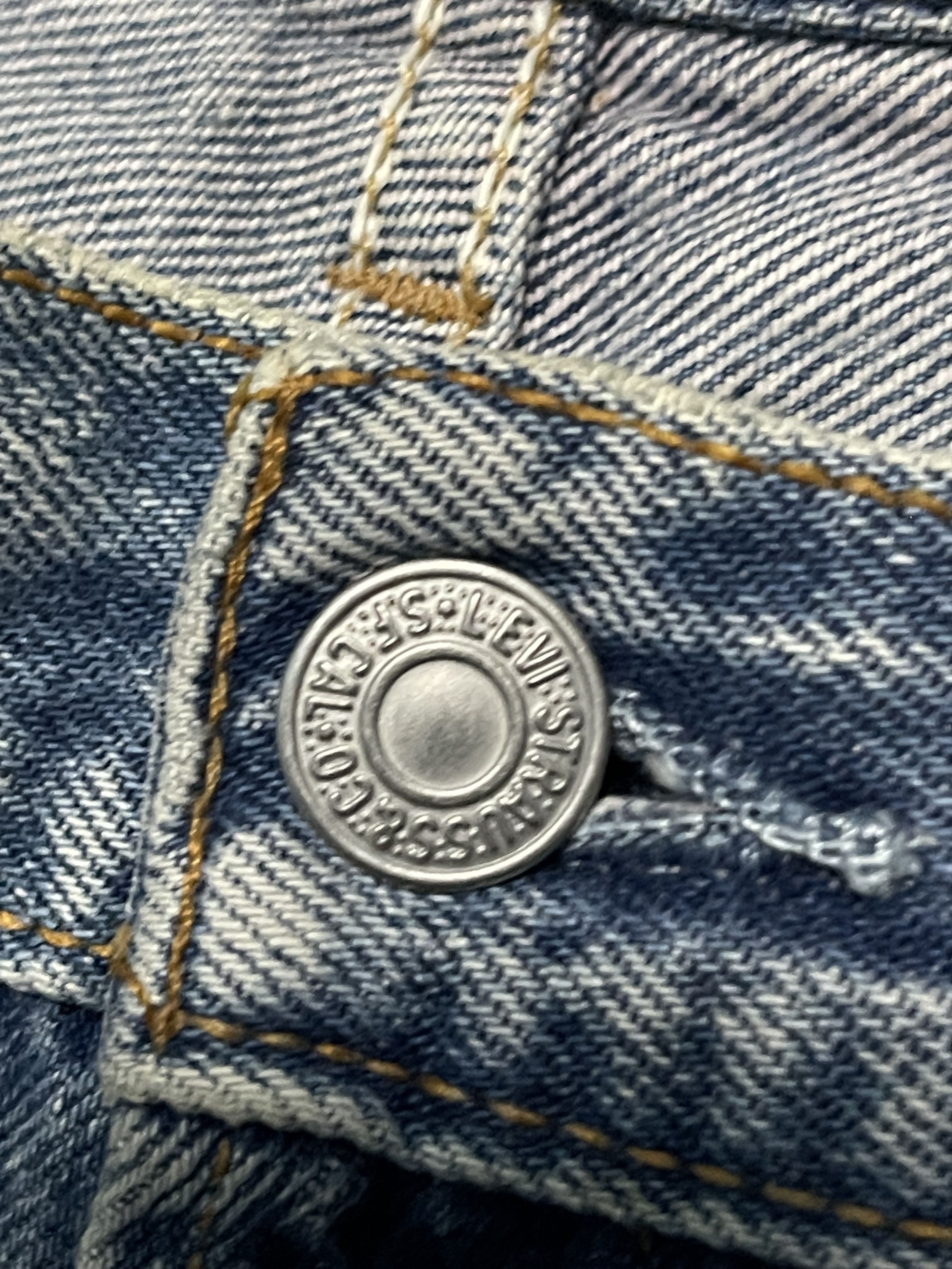 Vintage Levis 501 blue jeans