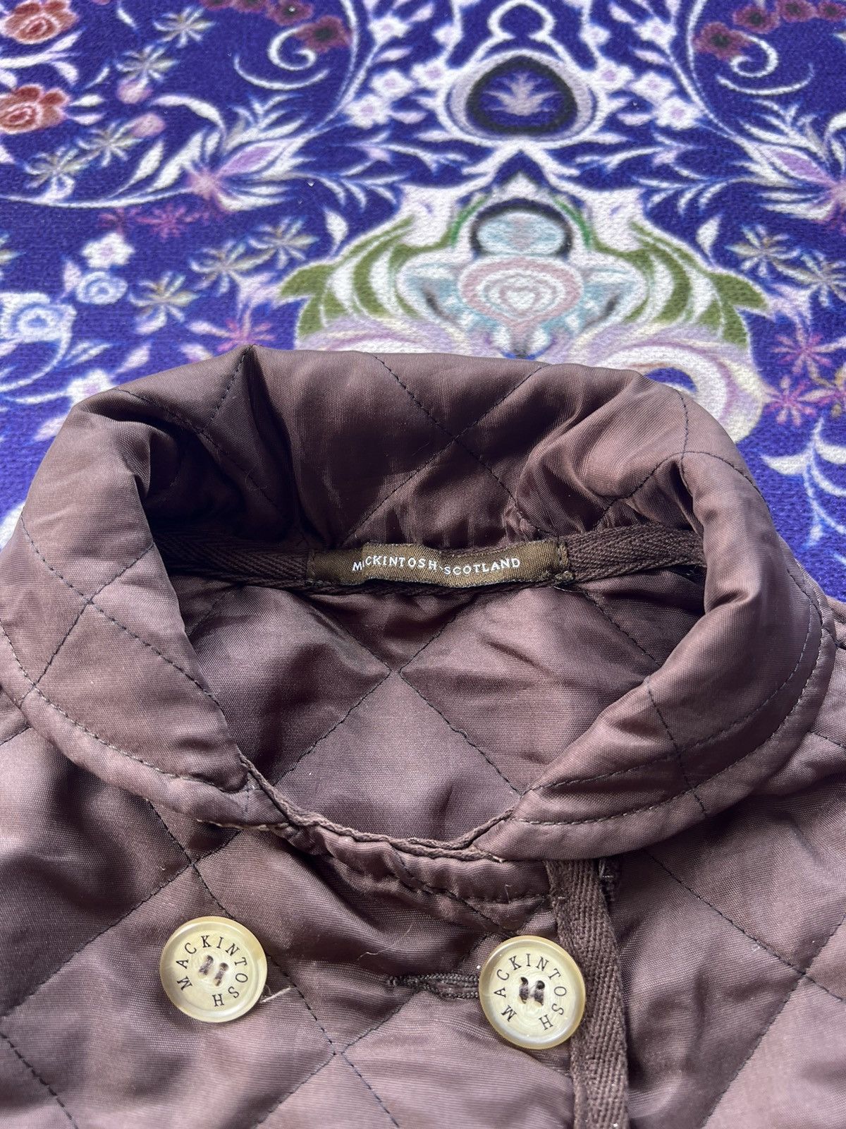 Mackintosh (S) Mackintosh Scotland Brown Quilted Jacket Size US S / EU 44-46 / 1 - 3 Thumbnail