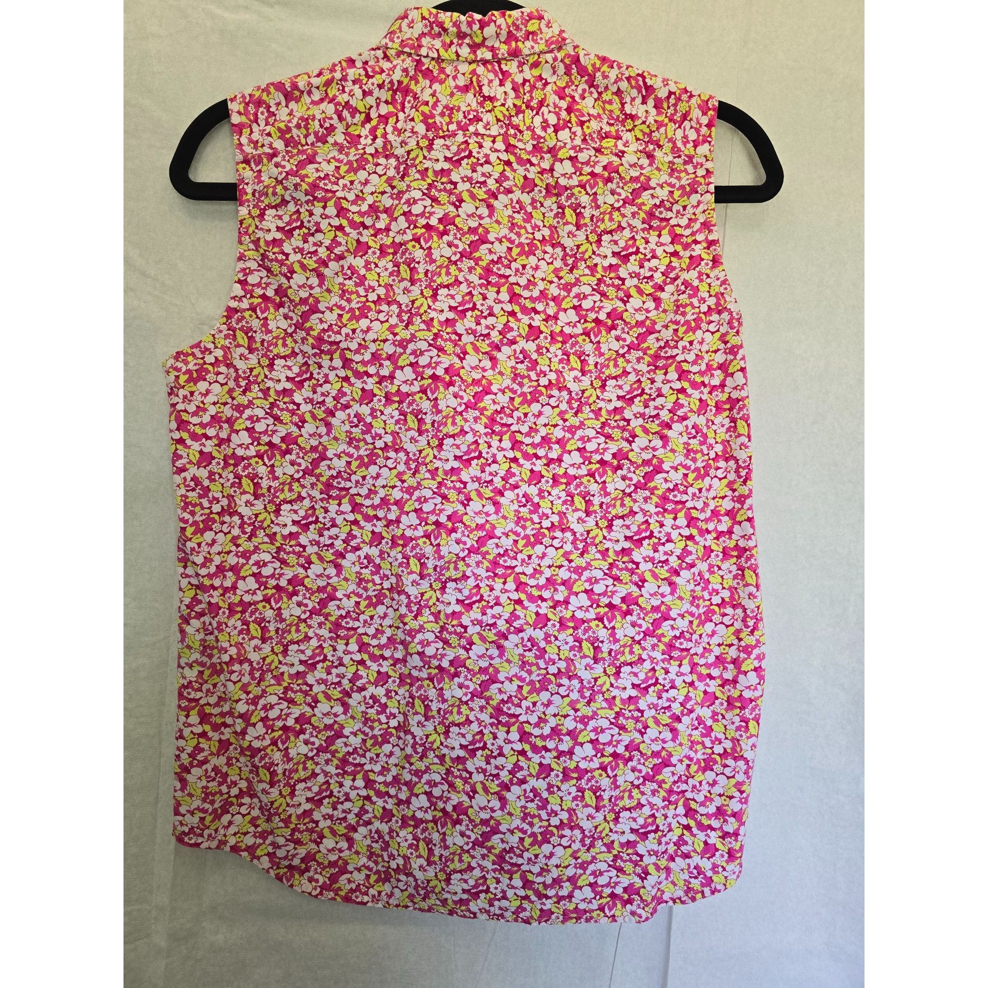 Ralph Lauren Ralph Lauren Polo Golf Women's Floral Sleeveless Button-Down Size M / US 6-8 / IT 42-44 - 4 Thumbnail