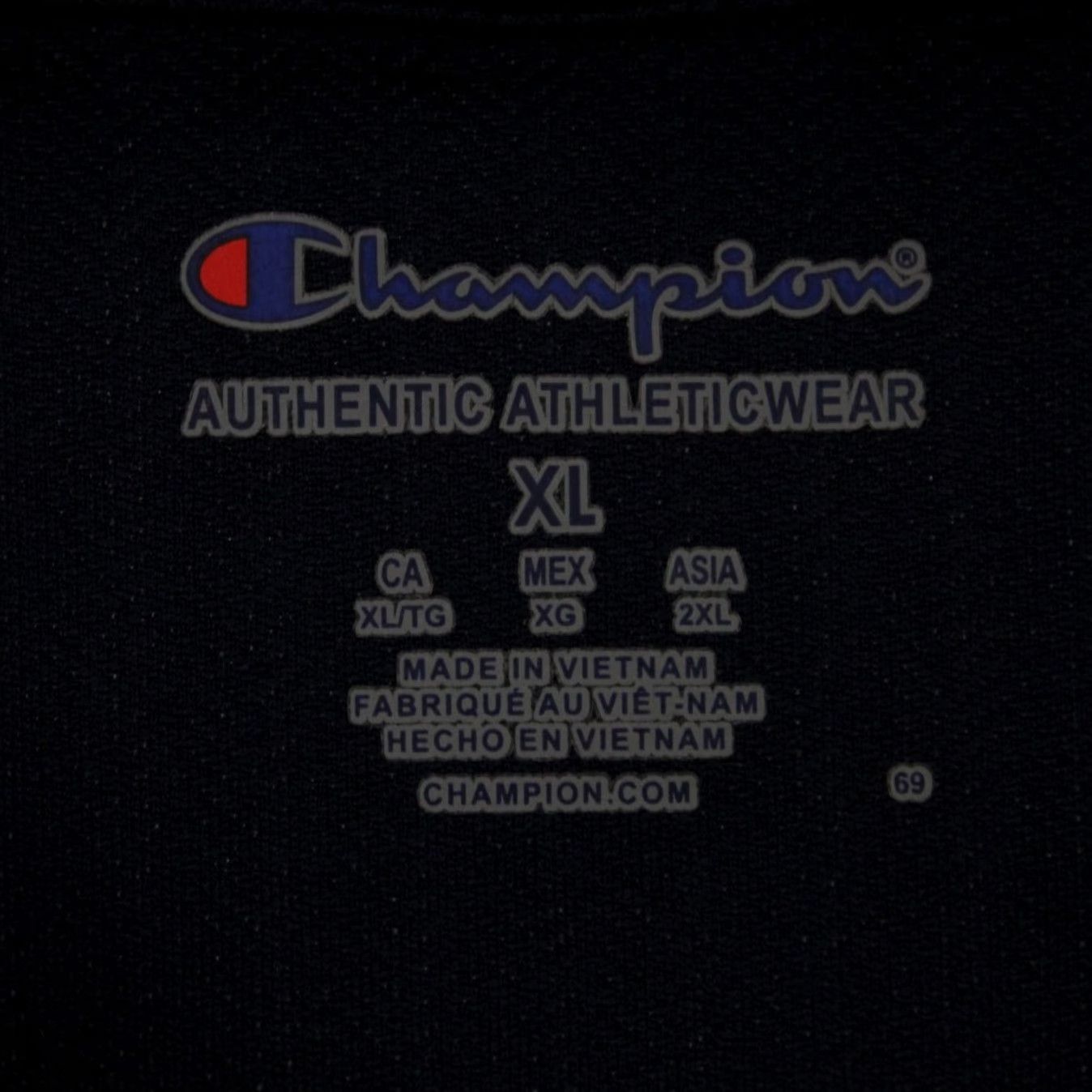 Champion Champion Michigan Wolverines Polo Shirt Mens XL Blue 100% Polyester S/S Pullover Polo Size US XL / EU 56 / 4 - 7 Thumbnail