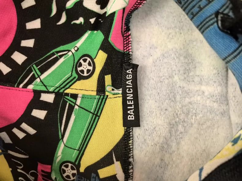 Balenciaga Balenciaga Hooded fleece sweatshirt 2502-Nextarrow Size US S / EU 44-46 / 1 - 4 Thumbnail