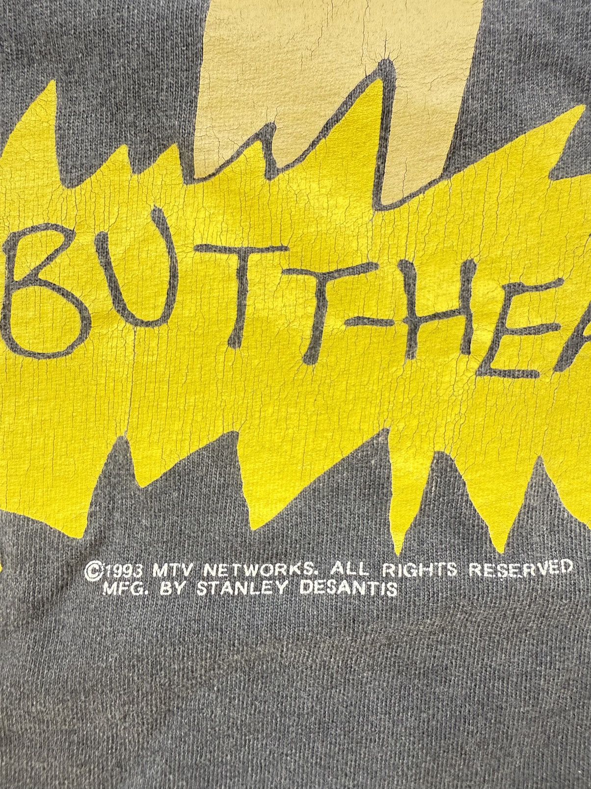 Vintage Rare 90's MTV Beavis and Butt-head Size US L / EU 52-54 / 3 - 2 Thumbnail