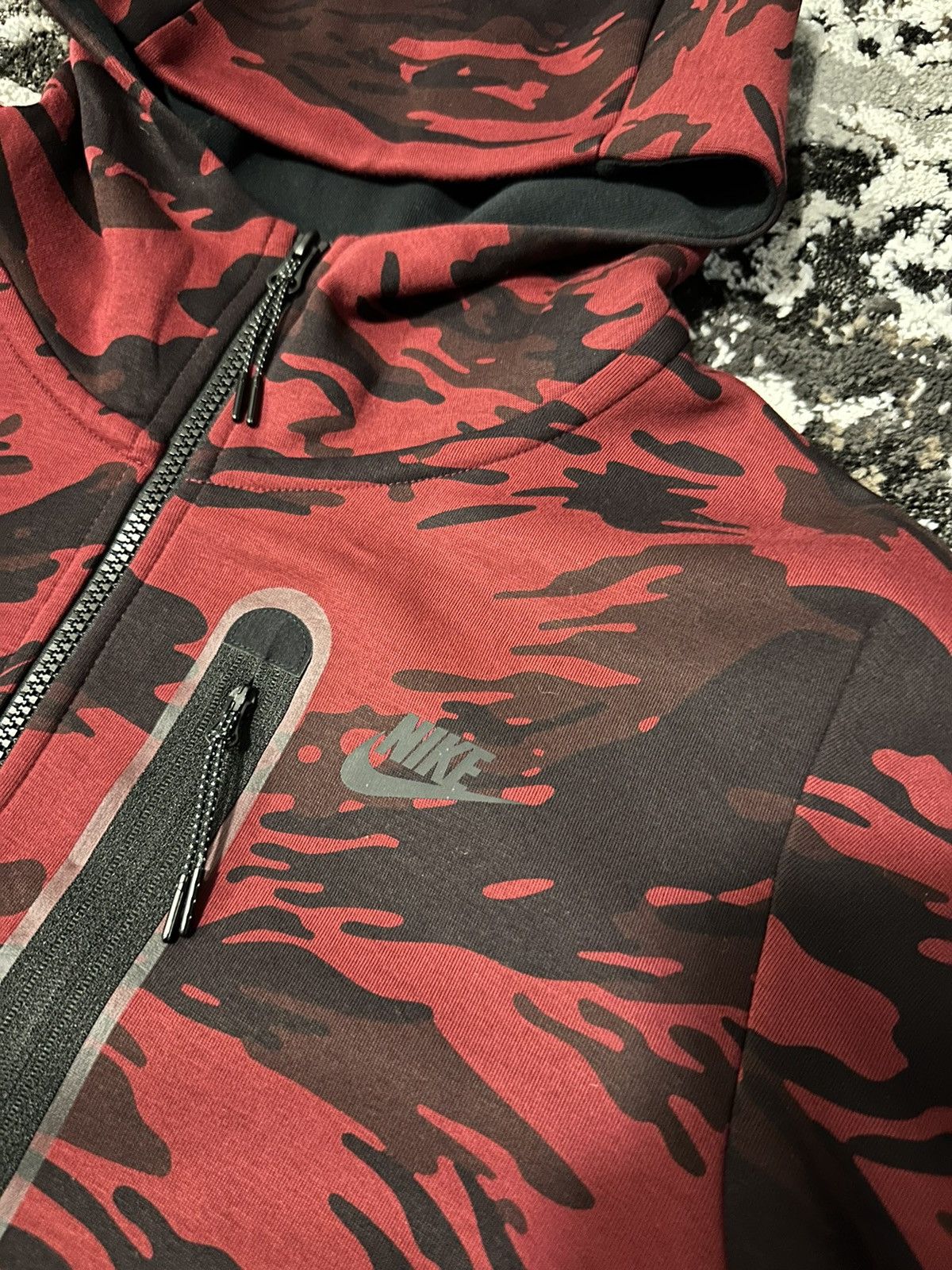 Nike Nike Tech Fleece Red Camo Grailed